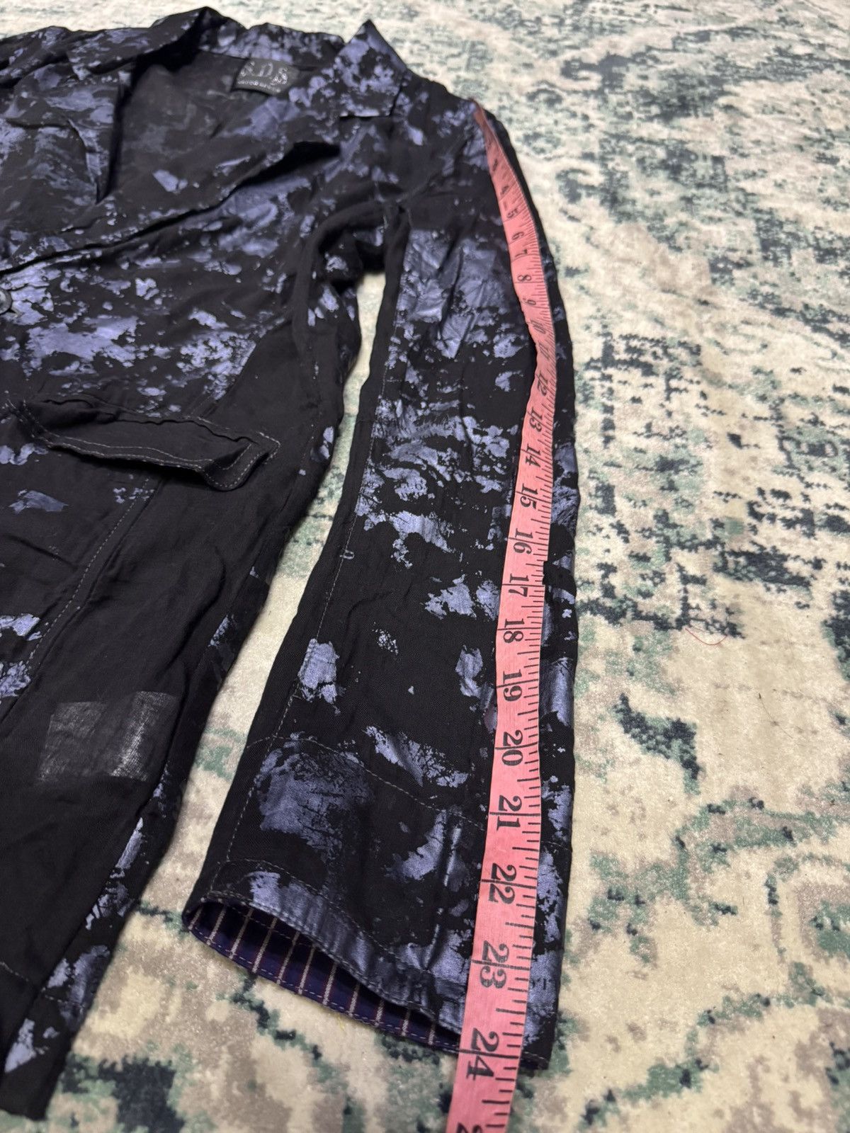 14th Addiction × KMRii × Yasuyuki Ishii SDS NAOTOSEVEN ABSTRACT OVERPRINT LIGHT BLAZER JACKET Size US S / EU 44-46 / 1 - 10 Thumbnail