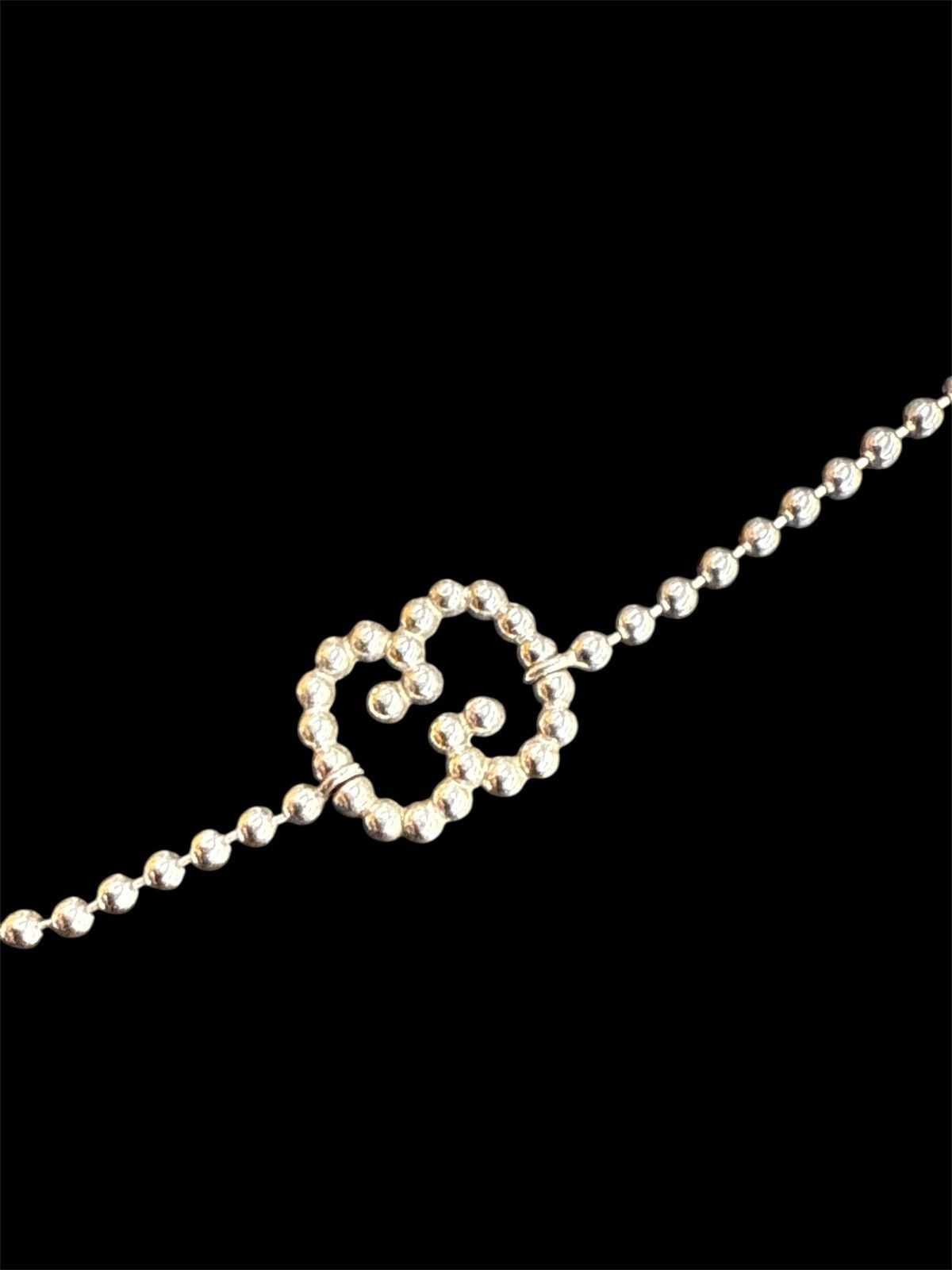 Gucci 925 Gucci Heart Boule Silver Station Necklace Size ONE SIZE - 4 Thumbnail