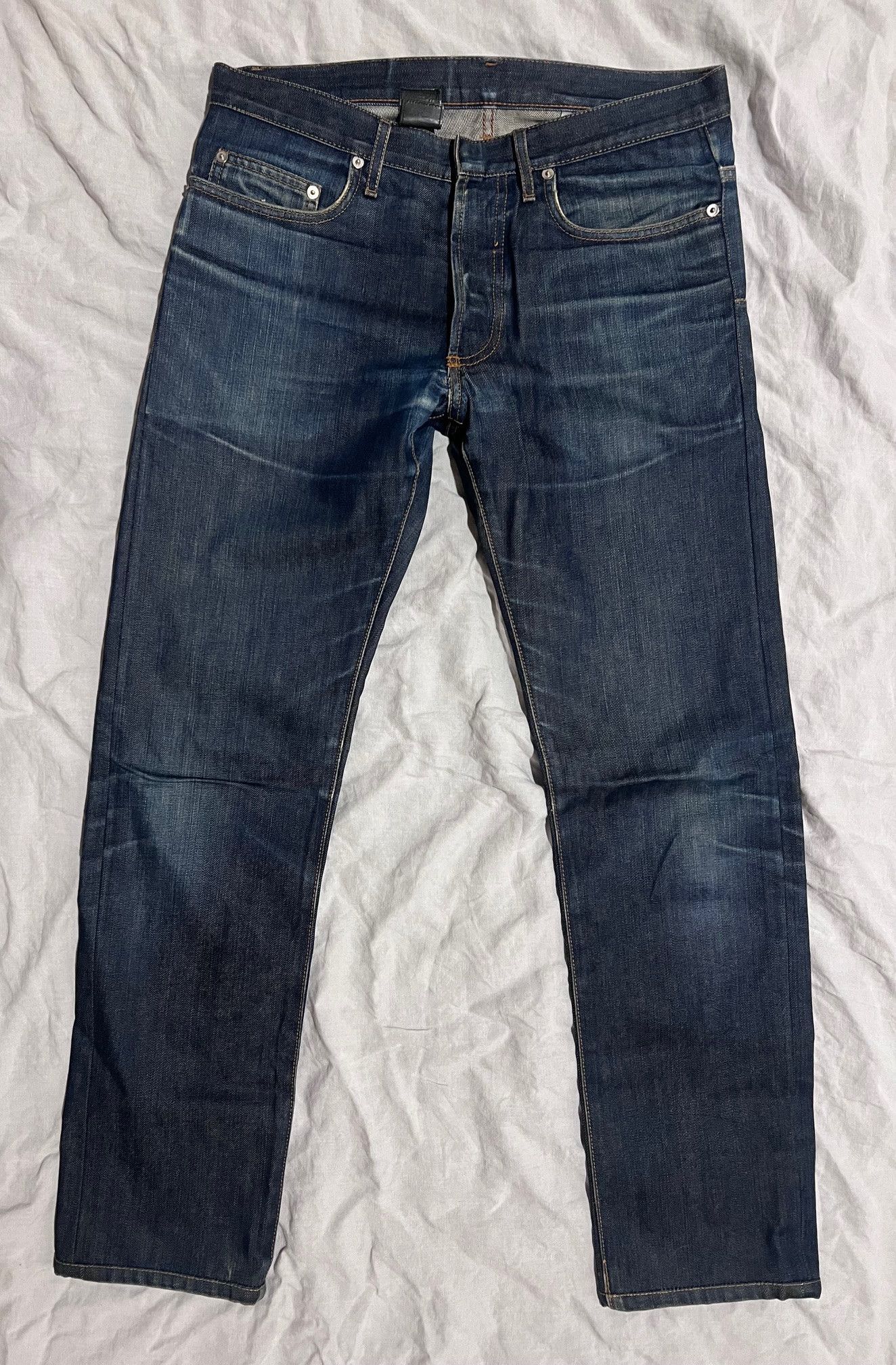 image of Dior Hedi-Era Dark Blue Jeans Size 31, Men's