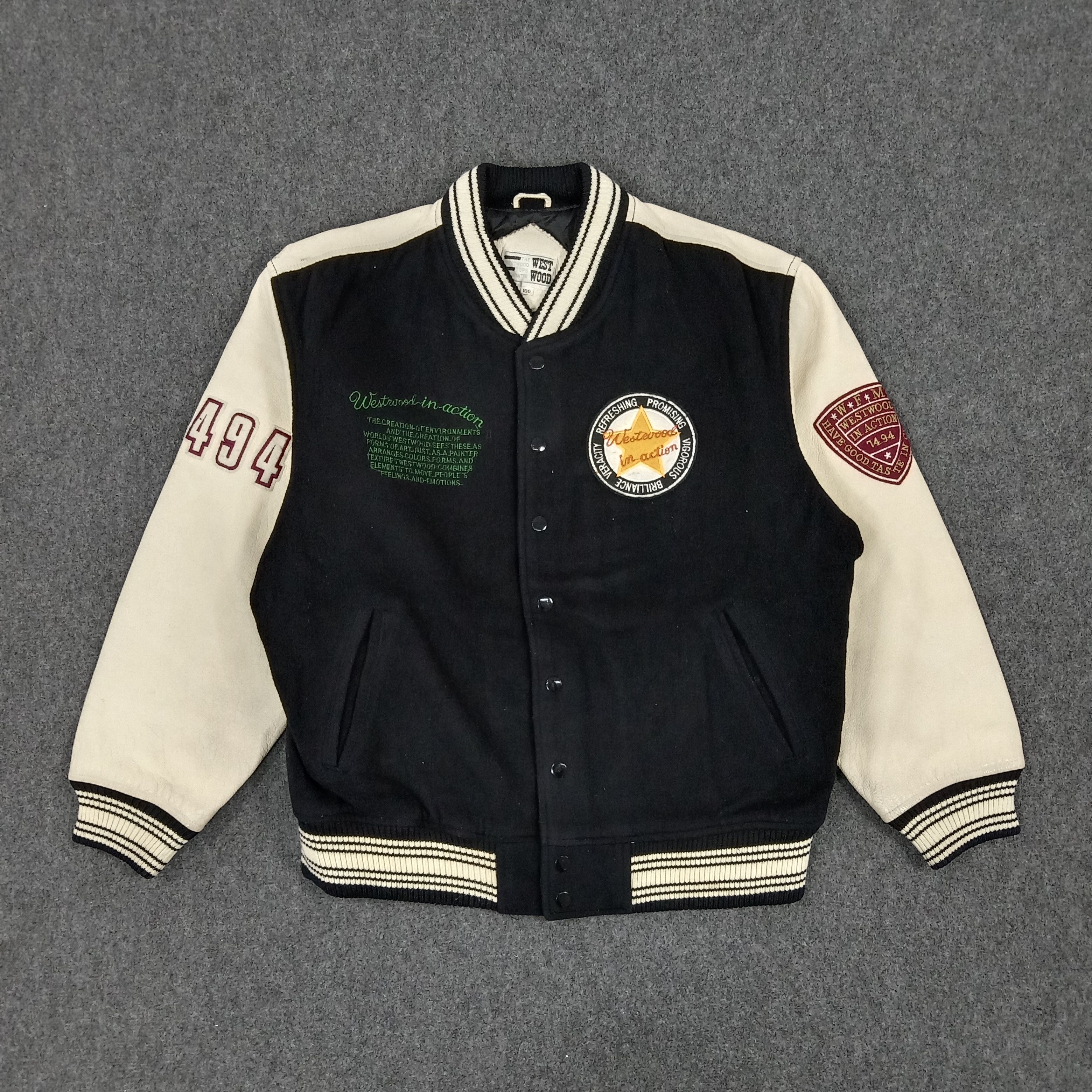 Vintage Westwood In Action American Style Varsity Jacket Size US XL / EU 56 / 4 - 3 Thumbnail