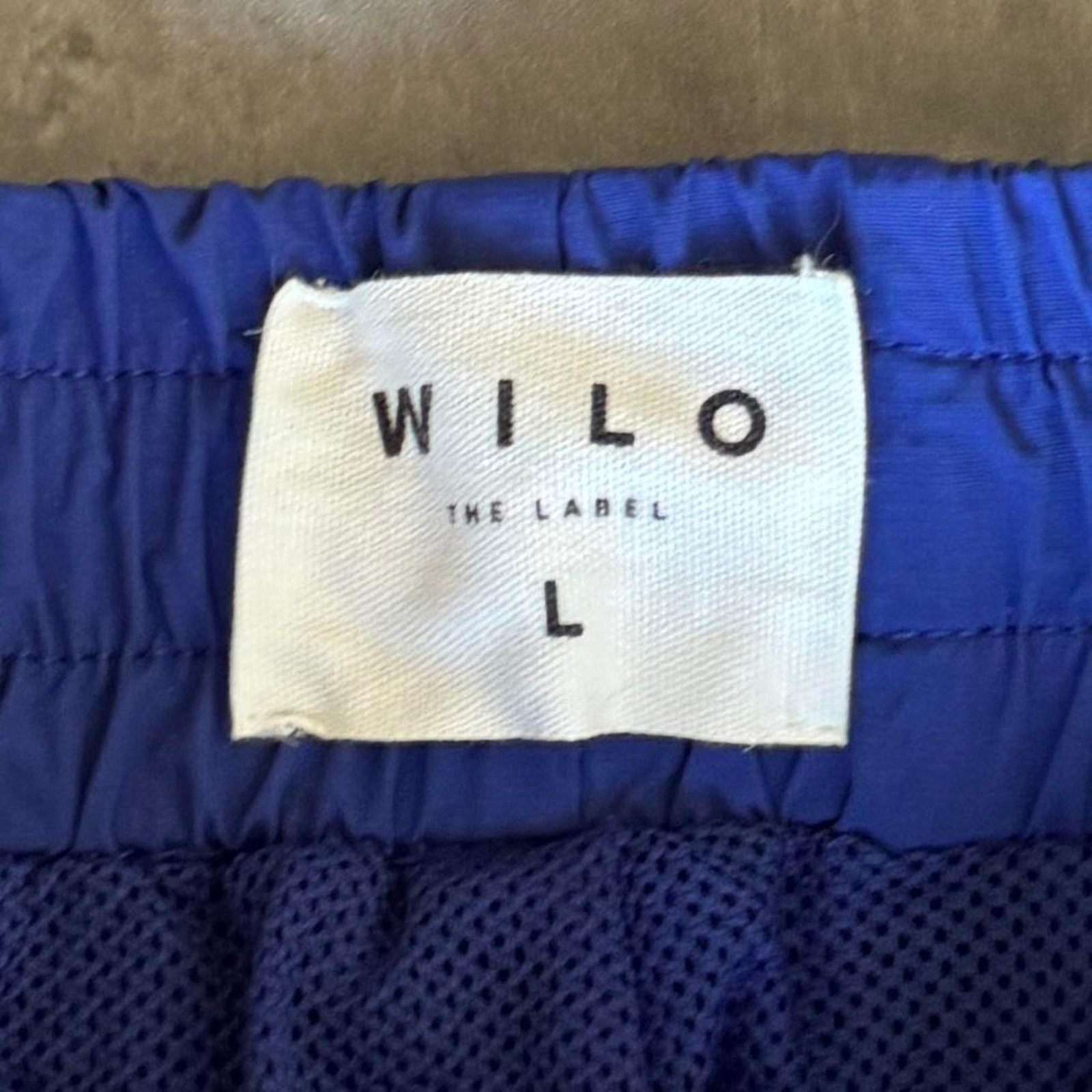 Japanese Brand × Vintage Vintage Y2K WILO Royal Blue Nylon Trackpants Sweatpants Size US 32 / EU 48 - 4 Thumbnail