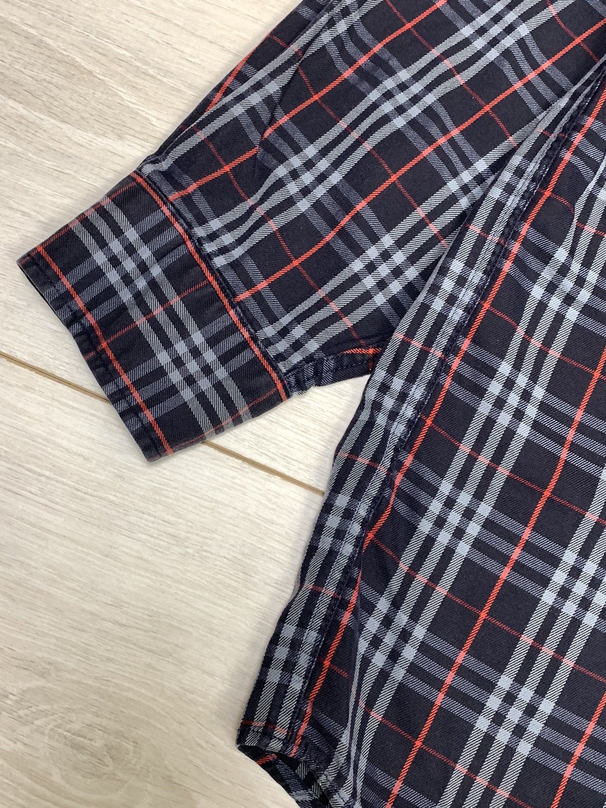 Burberry Burberrys London Nova Check Blue Oxfords Shirt Size US XL / EU 56 / 4 - 5 Thumbnail