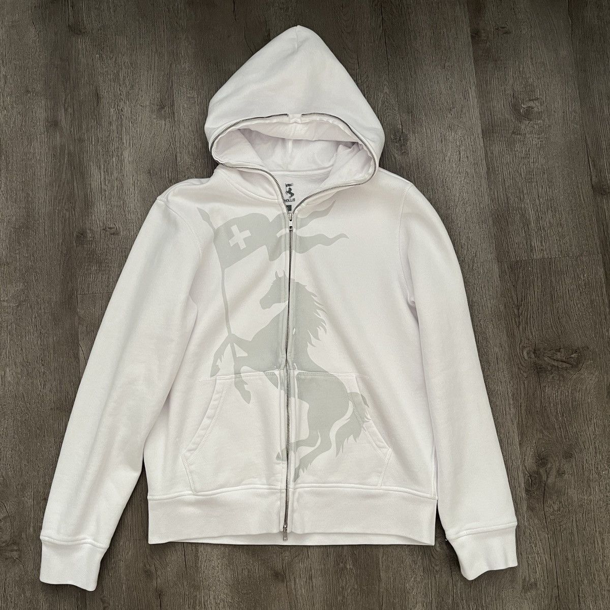 Other 2hollis 2H white dateback full zip hoodie Size US L / EU 52-54 / 3 - 1 Thumbnail