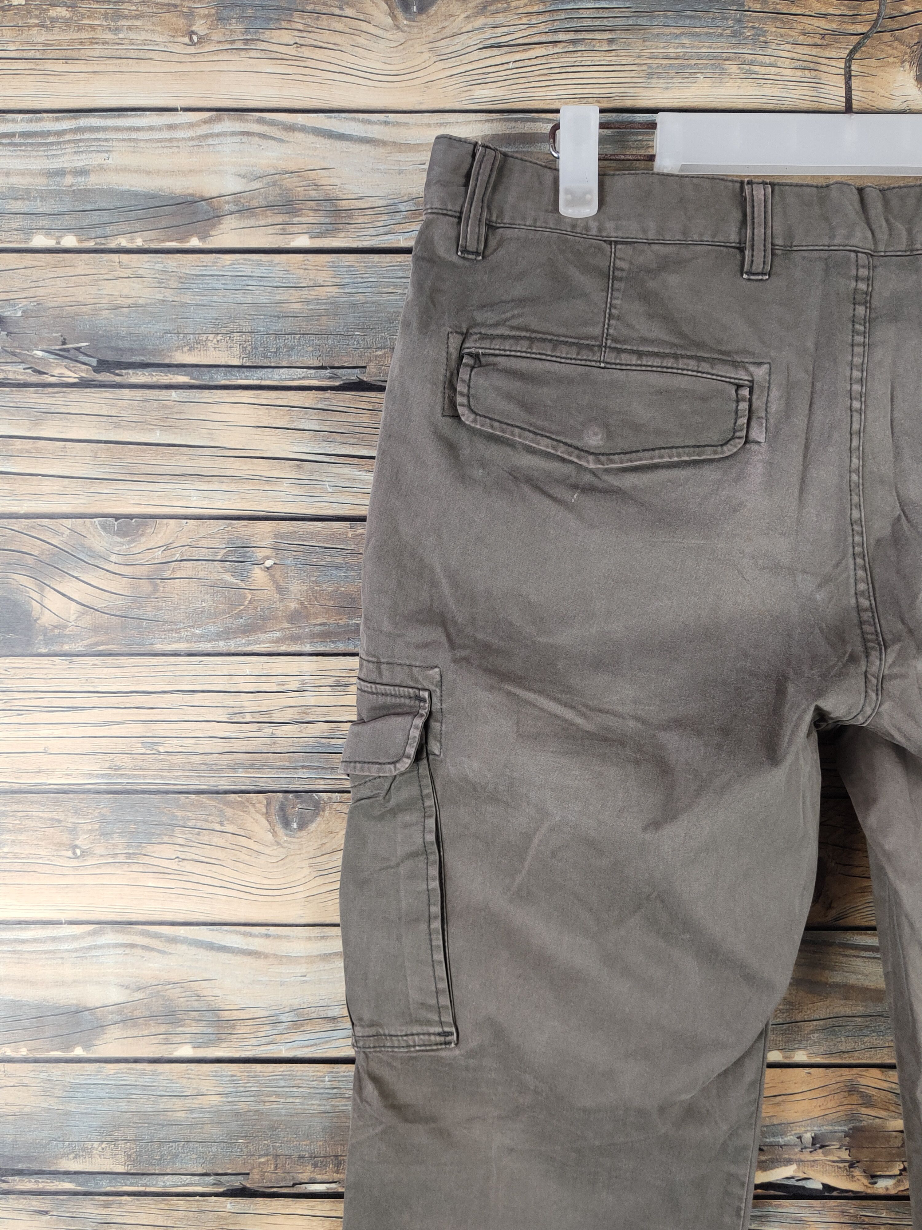 Japanese Brand DL Uniqlo Olive Multipocket Cargo Pants #1942 Size US 34 / EU 50 - 8 Thumbnail