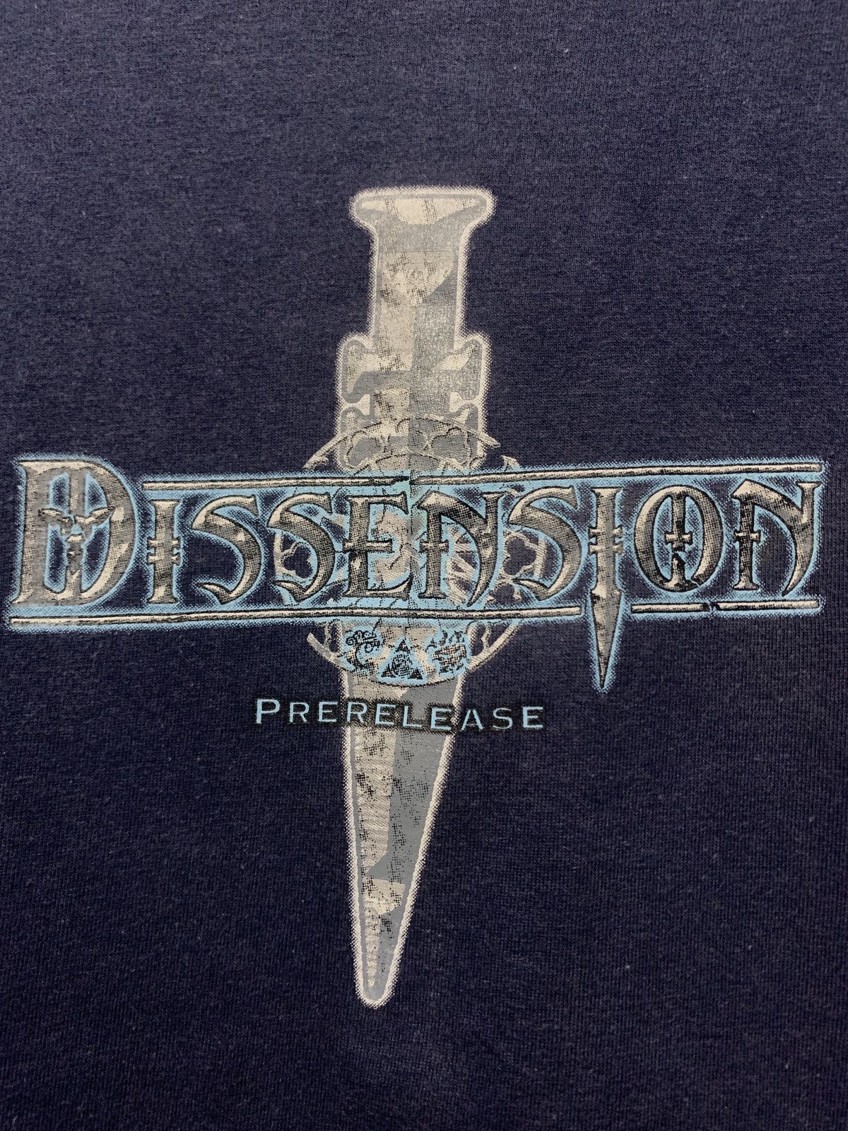 The Game Vintage Dissension Pre Release Magic The Gathering Staff Tee Size US L / EU 52-54 / 3 - 5 Thumbnail