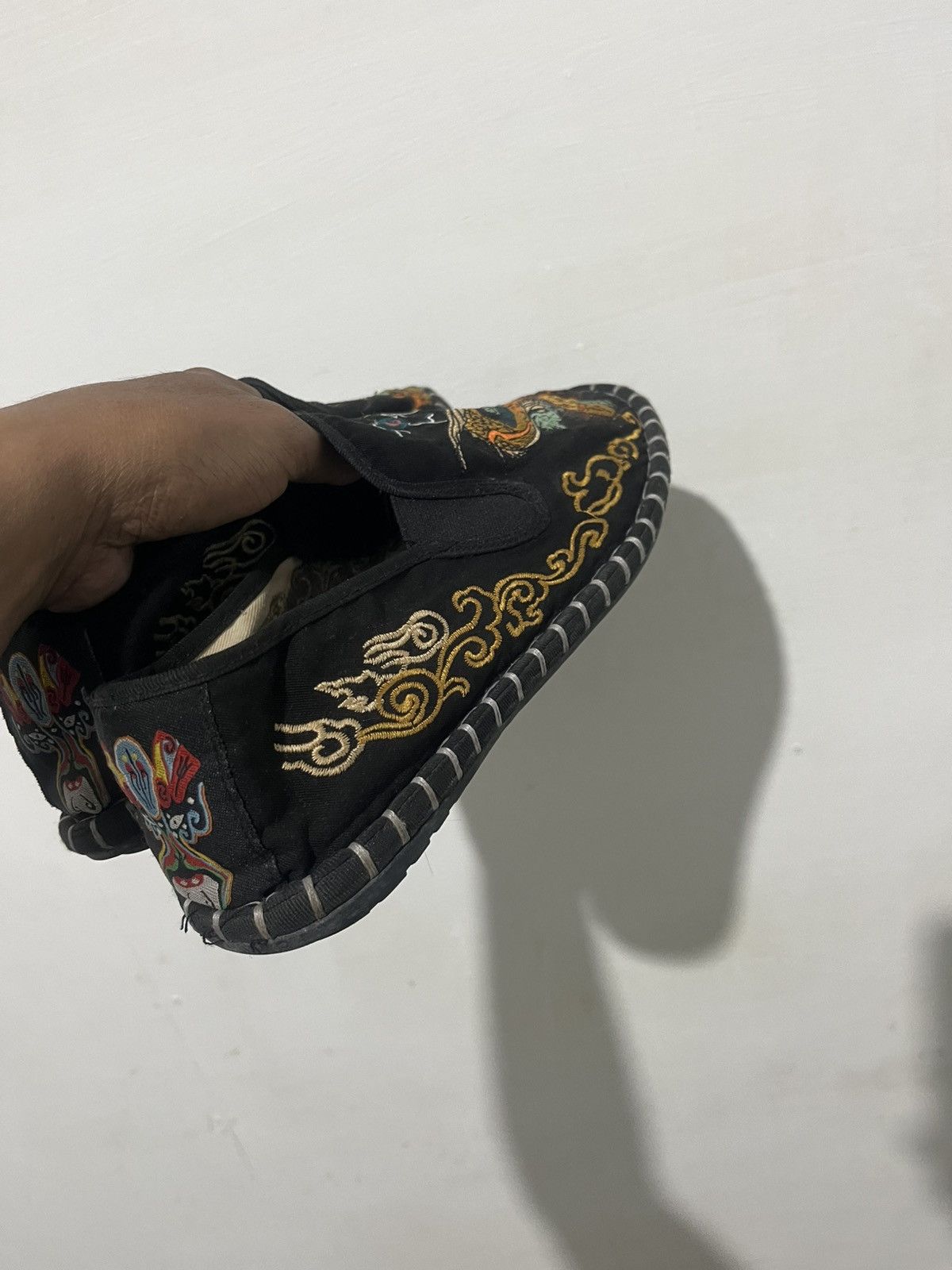 Japanese Brand Mens Chic Vintage Chinese Embroidered Stitching Slip On Size US 9 / EU 42 - 11 Thumbnail