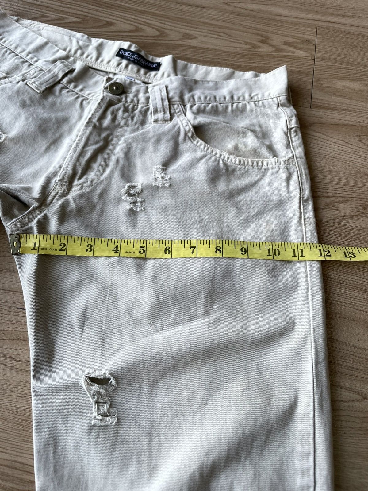 Dolce & Gabbana Dolce & Gabbana Distressed Pants Size US 32 / EU 48 - 19 Thumbnail