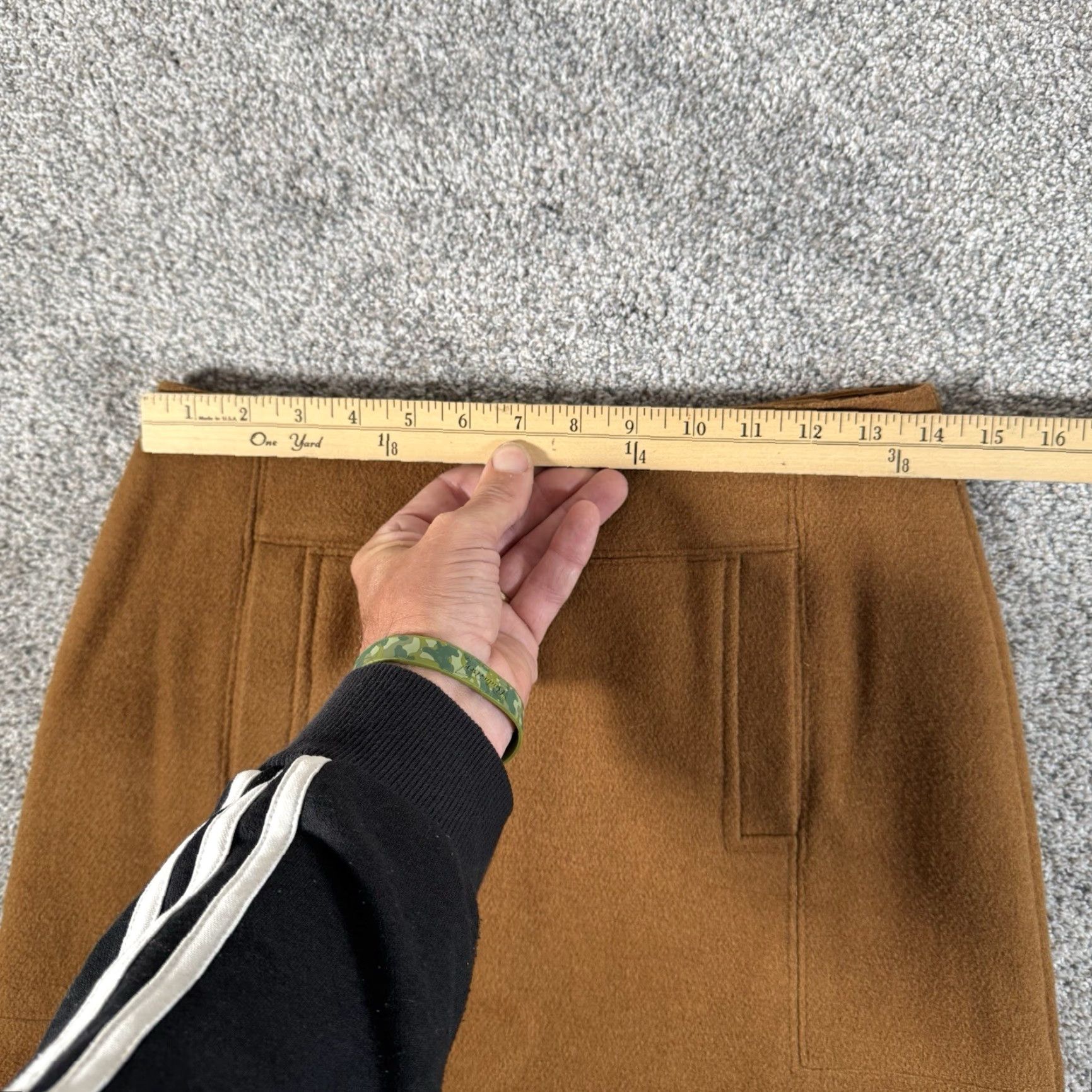 Loft VINTAGE Loft Mini Skirt Women 4 Brown Wool Blend Pockets Short Office Chic Preppy Classic – Y2K Size 27" / US 4 / IT 40 - 2 Thumbnail
