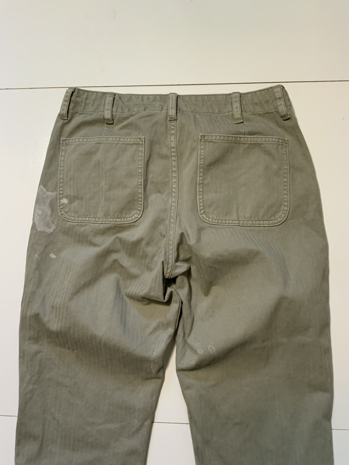 Other Birdwell Beach Britches HBT Herringbone Button Fly Pants Size US 31 - 12 Thumbnail