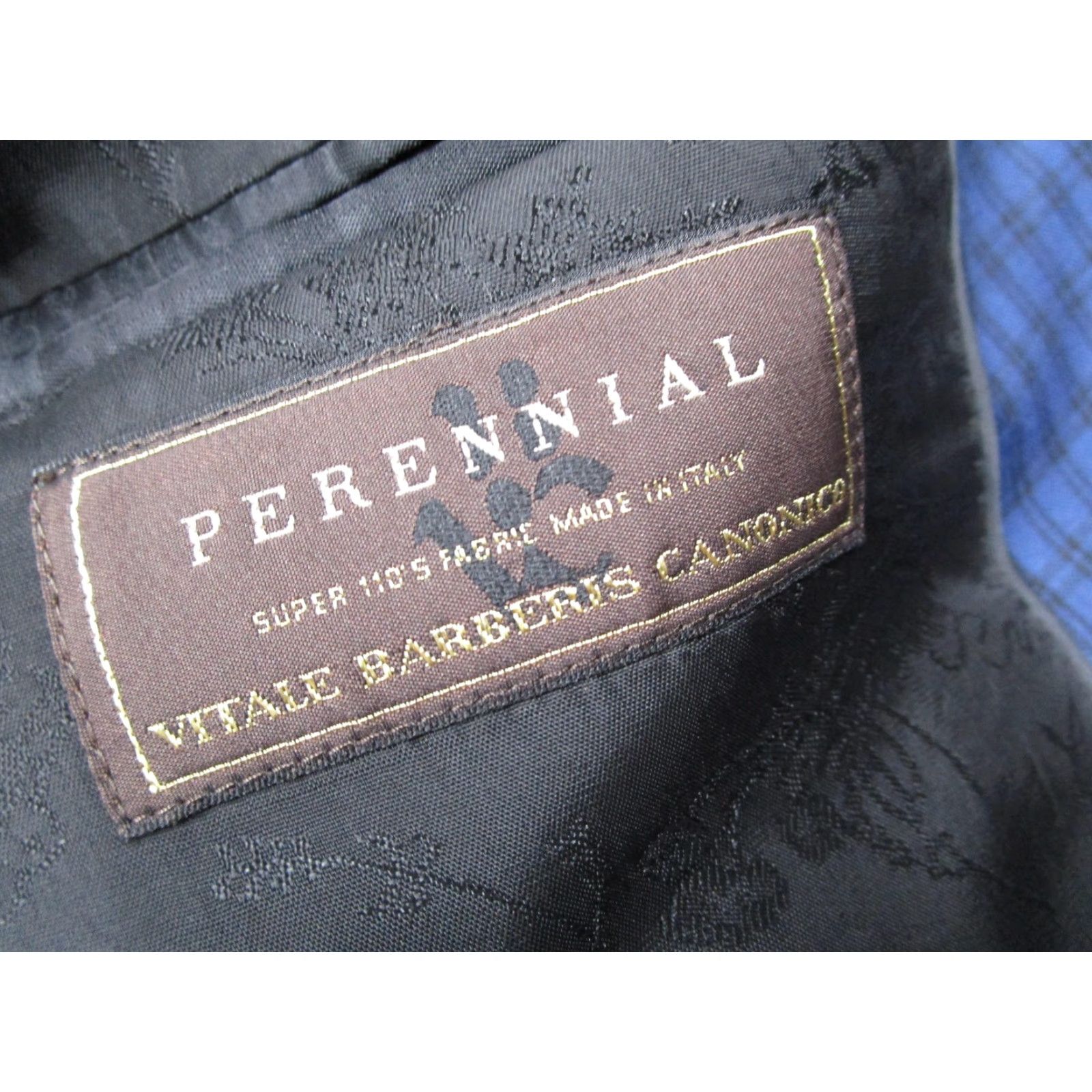 Nordstrom VINTAGE John W. Nordstrom Sport Coat Blazer 44L Blue Wool Check Men’s Coat 2 Piece - Not applicable? Size 44R - 5 Thumbnail