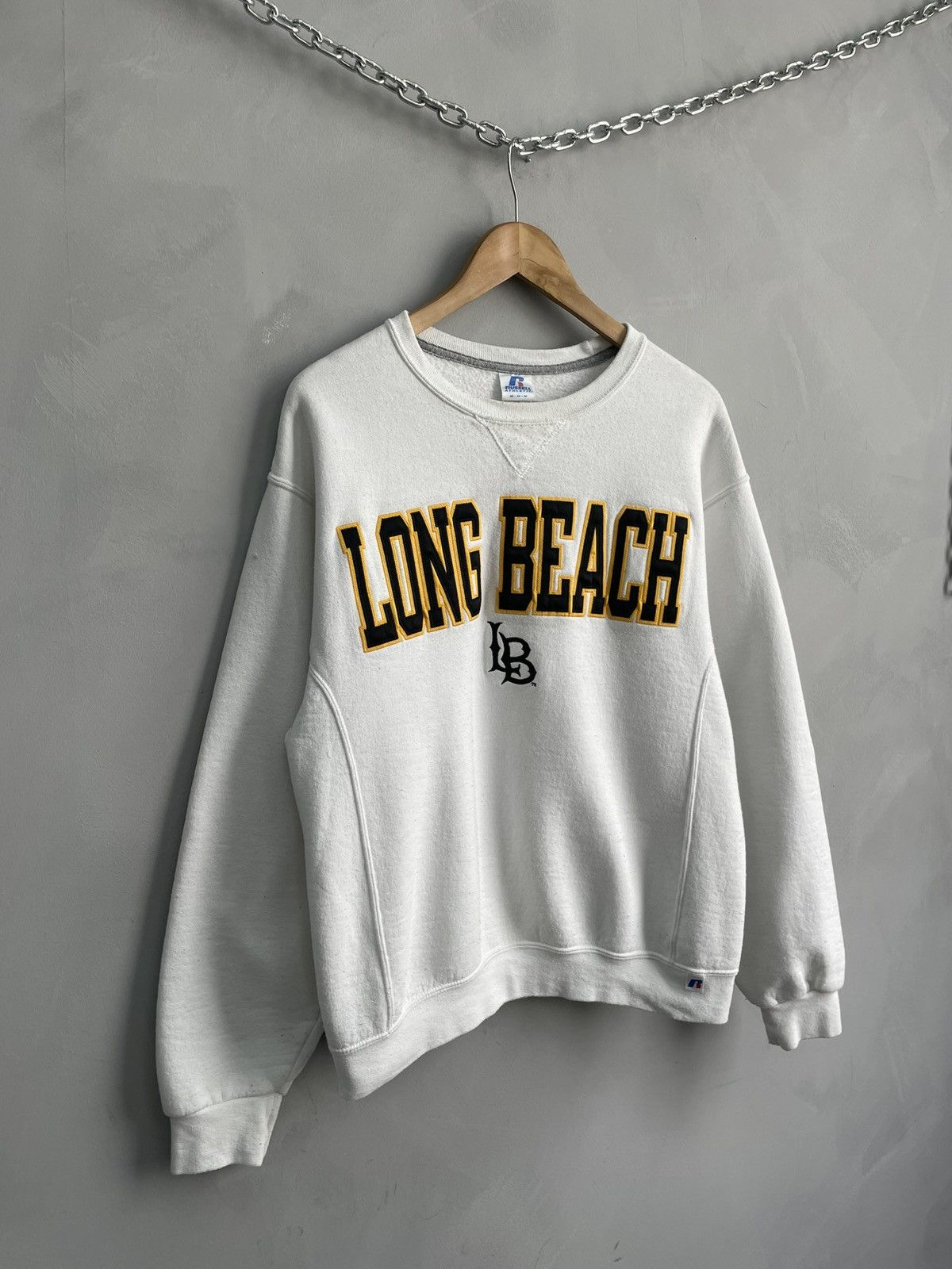 Russell Athletic Russel Atlethic Baggy Sweatshirt Long Beach Logo Uni Style Size US M / EU 48-50 / 2 - 2 Thumbnail