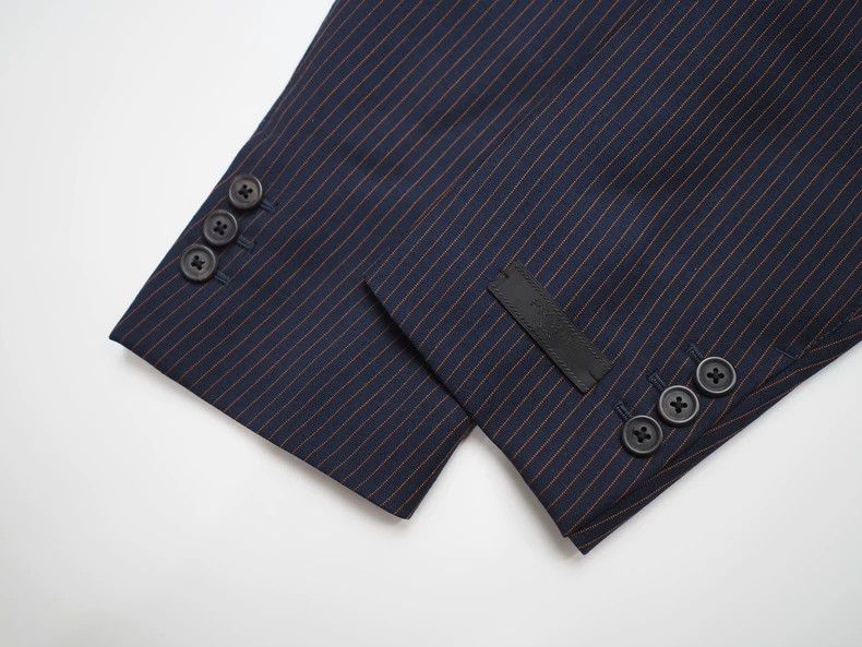 Prada Prada Horsehair wool blended striped suit 2502-Nextarrow Size 50R - 4 Thumbnail