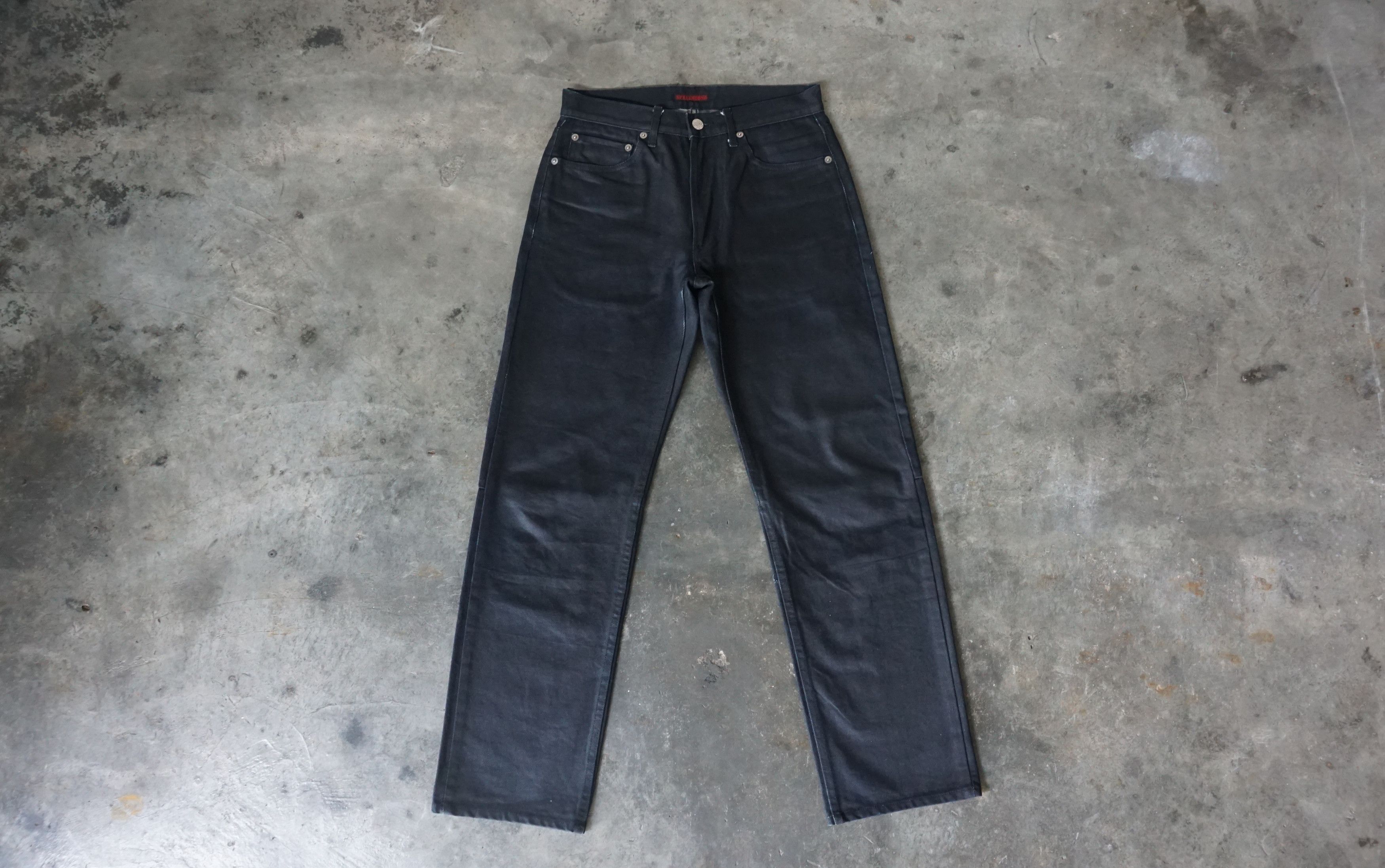 Japanese Brand Spellbound Waxed Jeans w28 Size US 28 / EU 44 - 1 Thumbnail