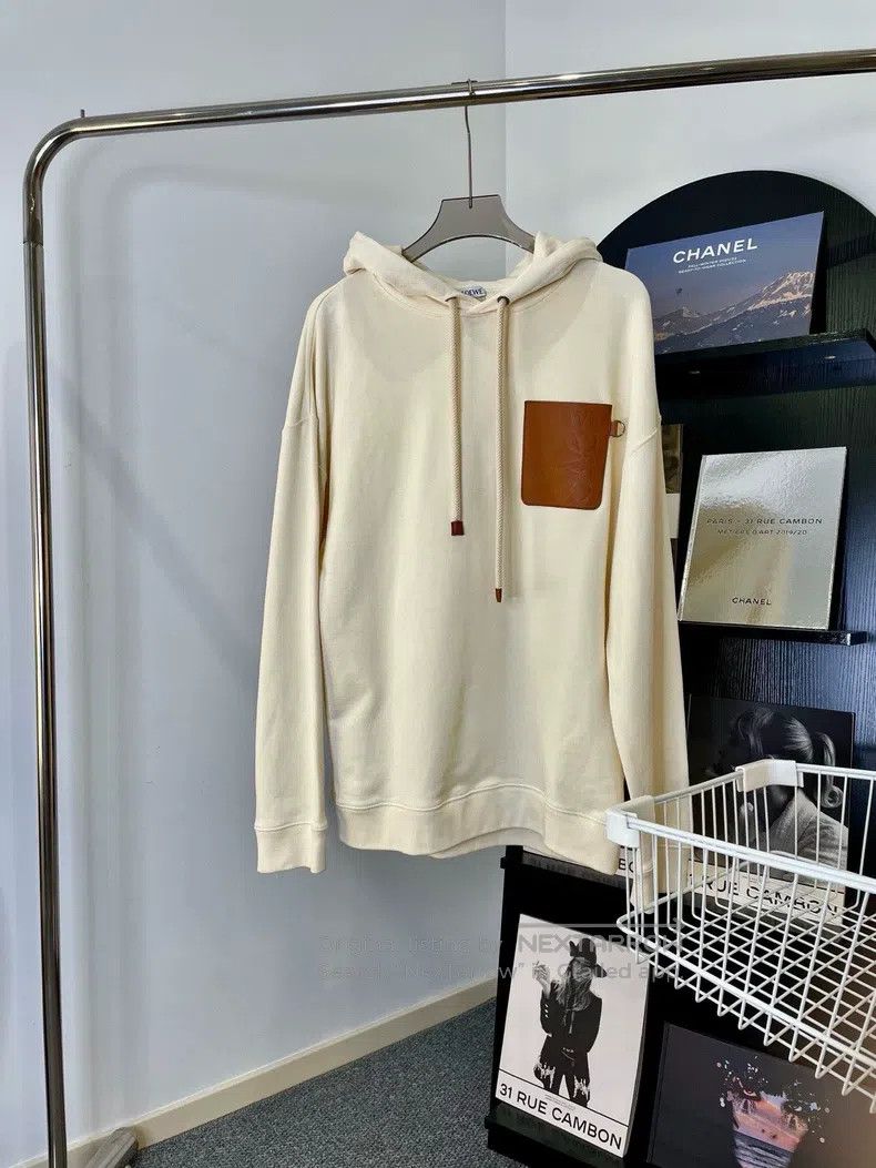 Loewe Loewe Hooded Cotton Sweatshirt Size S / US 4 / IT 40 - 1 Thumbnail