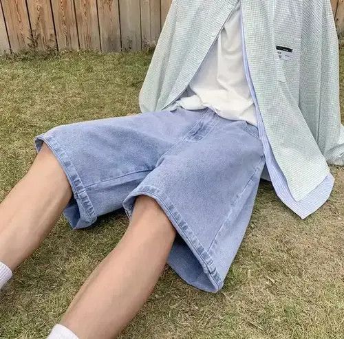 Japanese Brand × Vintage Streetwear denim shorts Size US 32 / EU 48 - 2 Thumbnail
