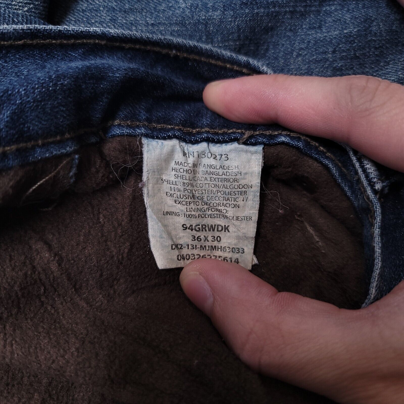 Wrangler Wrangler Authentics Button Denim Jeans Mens Size 36x30 Blue Size US 36 / EU 52 - 3 Thumbnail
