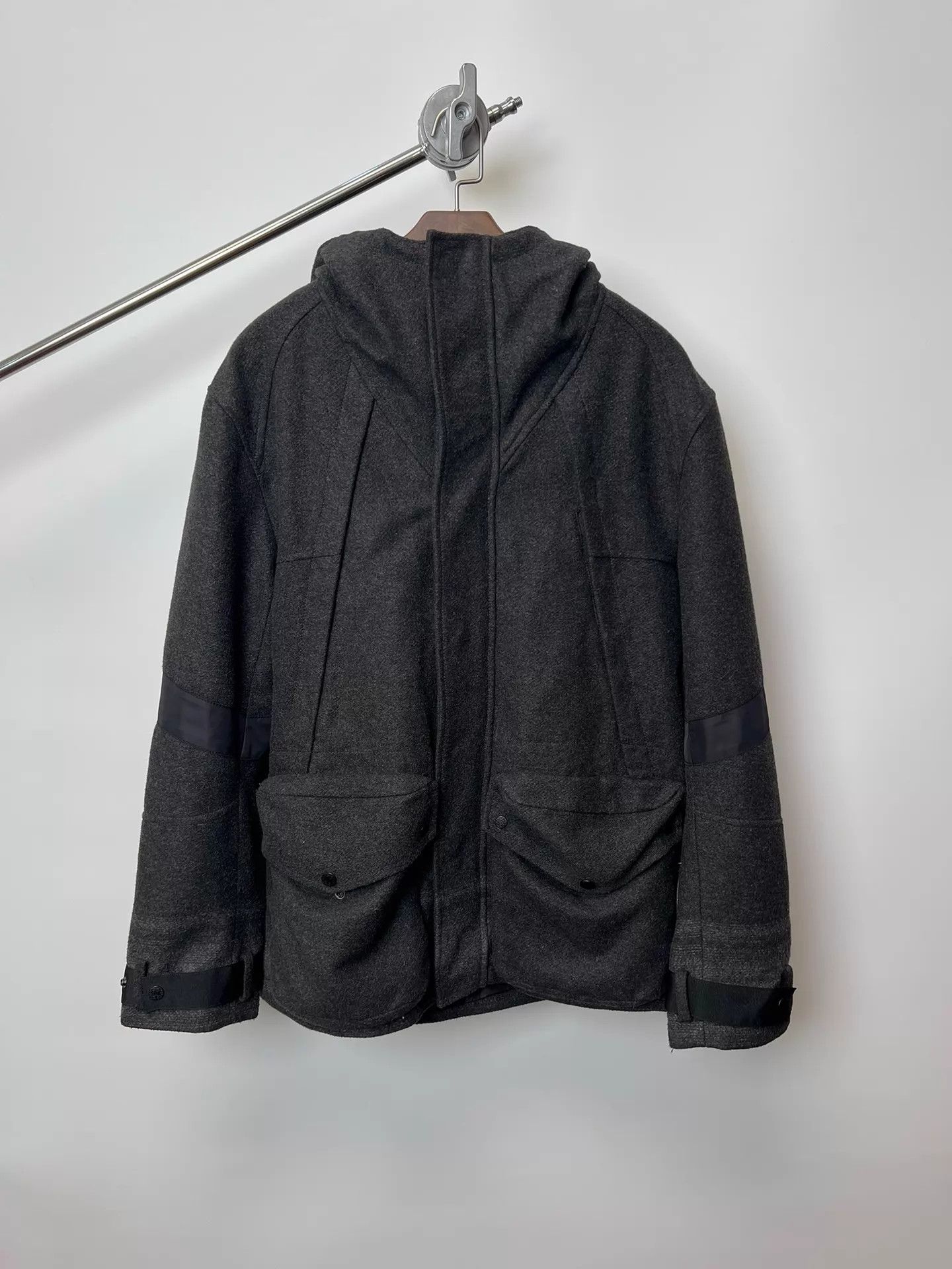 Armani Exchange Armani Exchange Wool Blend DVN 3D Pockets Jacket M Size US M / EU 48-50 / 2 - 1 Thumbnail