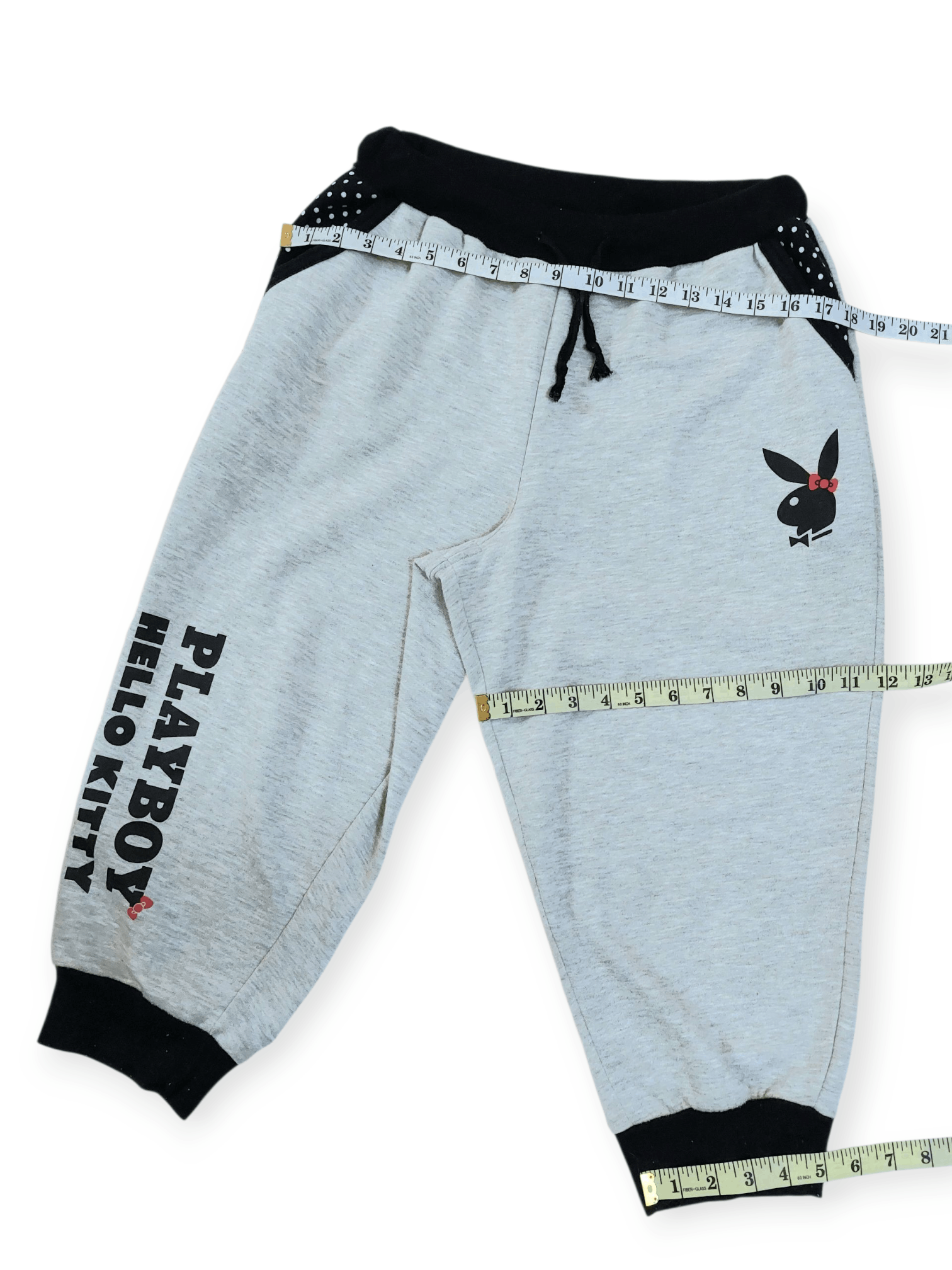 Anime Playboy x Hello Kitty Strechable Waist Big Label Printed Size US 33 - 9 Thumbnail