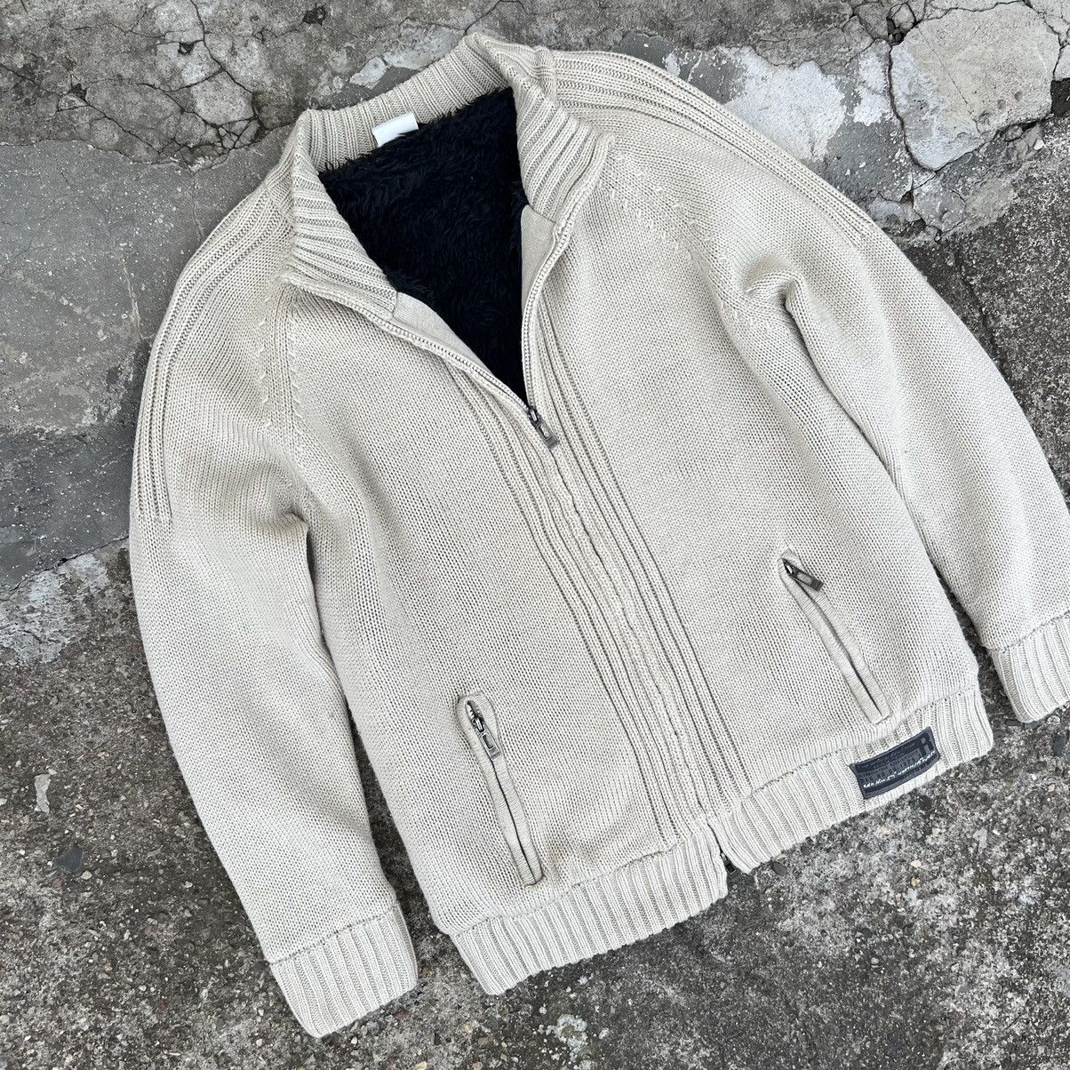 Japanese Brand × Vintage Vintage if six was nine fur Zip Knit Sweater Y2K M Size US XL / EU 56 / 4 - 2 Thumbnail