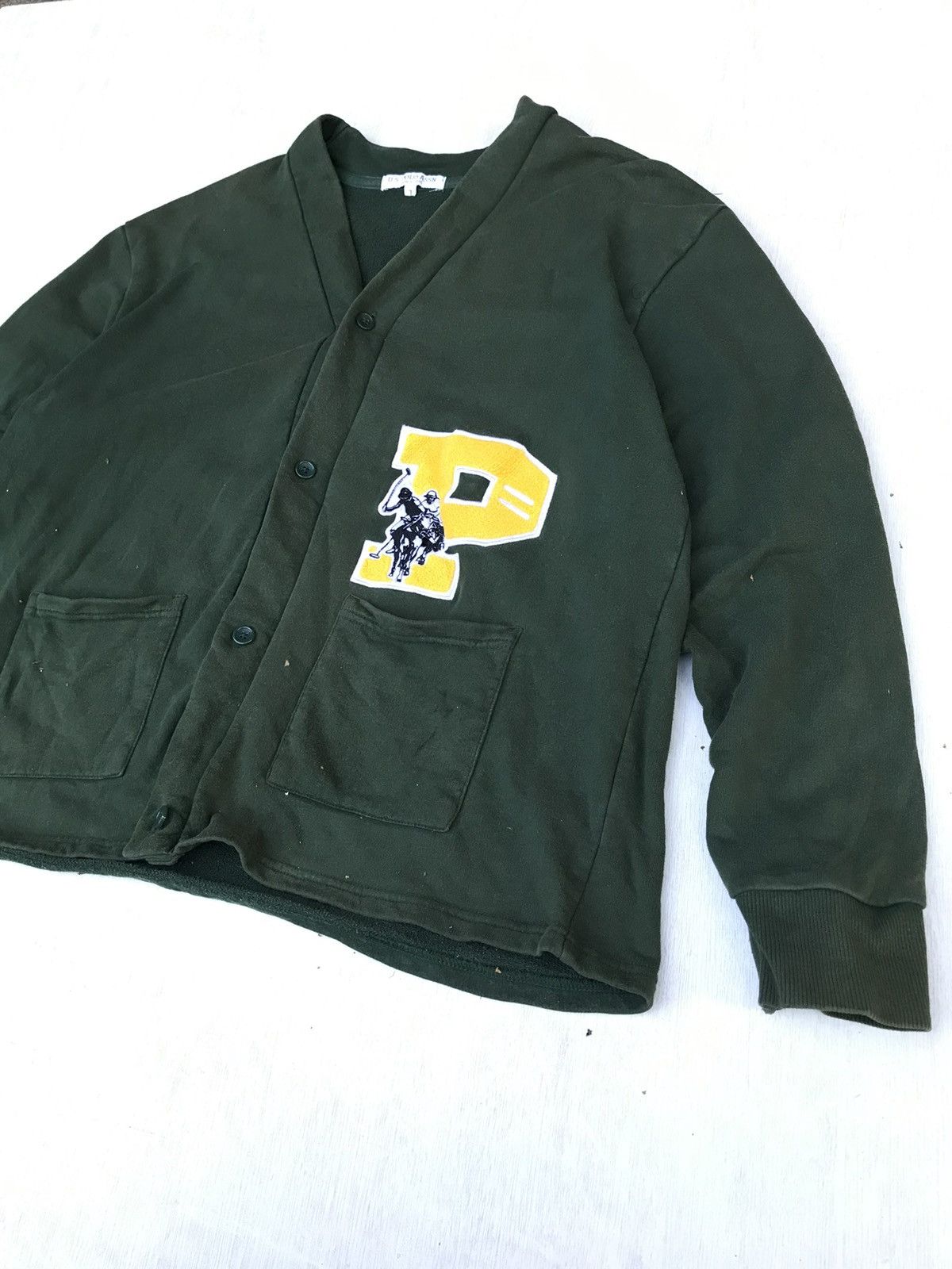 U.S. Polo Assn. × Vintage vintage us polo assn big pony logo knitwear cardigan Size US L / EU 52-54 / 3 - 2 Thumbnail