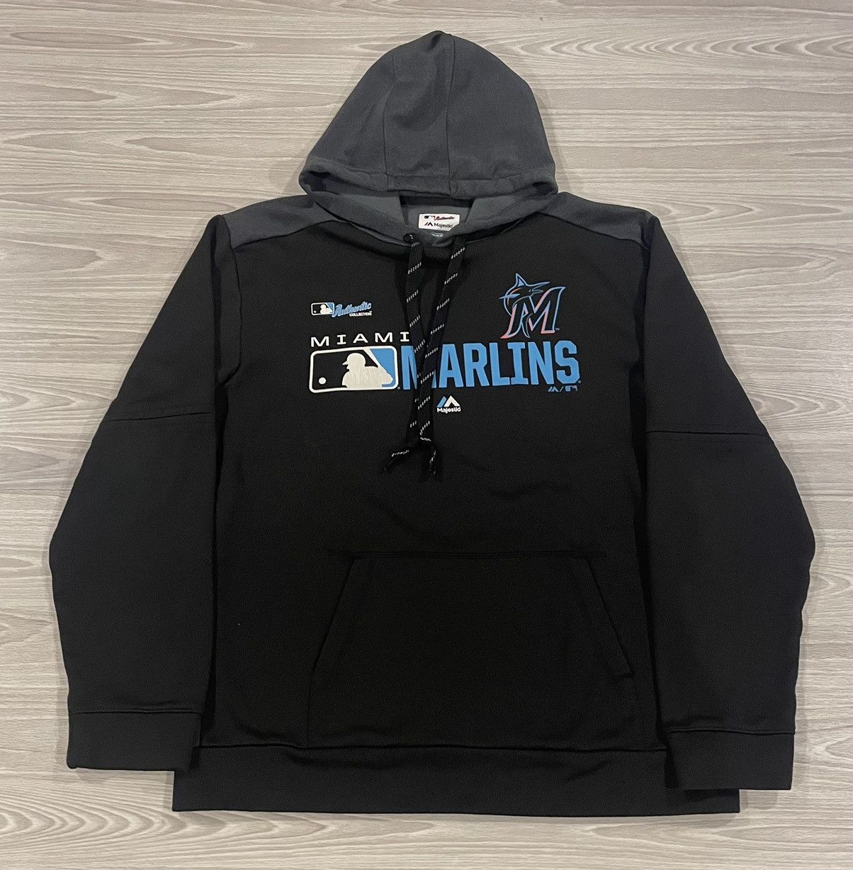 Majestic Majestic Authentic Miami Marlins Hoodie Mens Size Medium Size US M / EU 48-50 / 2 - 1 Thumbnail