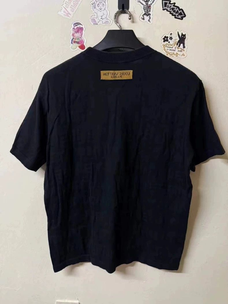 Louis Vuitton louis vuitton black short sleeve tee-2507 Size US M / EU 48-50 / 2 - 2 Thumbnail