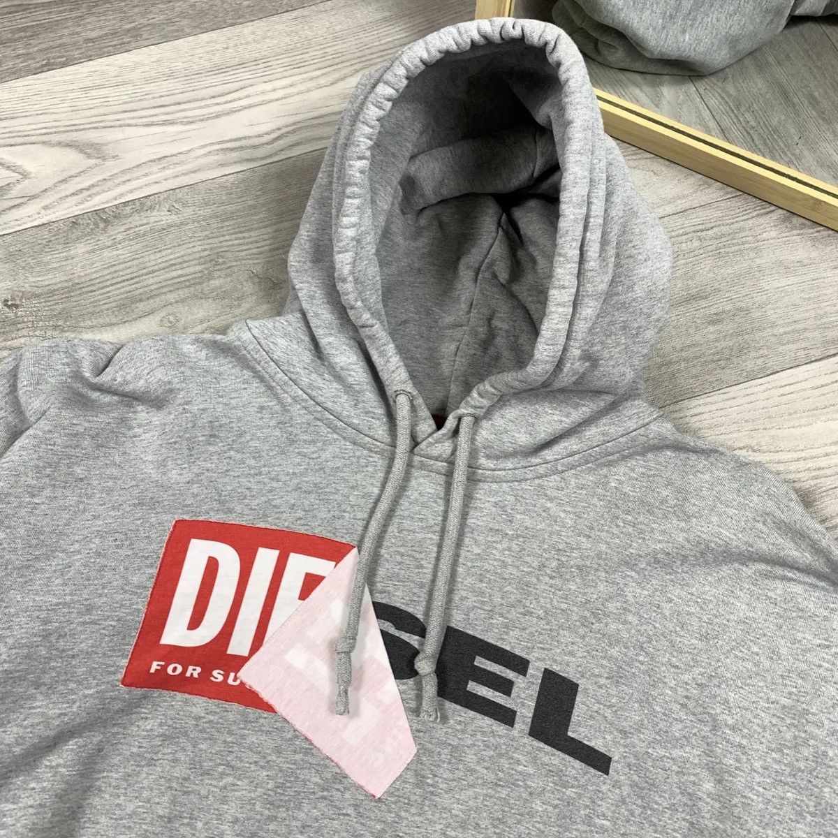 Diesel Diesel vintage Y2K big logo baggy hoodie Size US XL / EU 56 / 4 - 5 Thumbnail