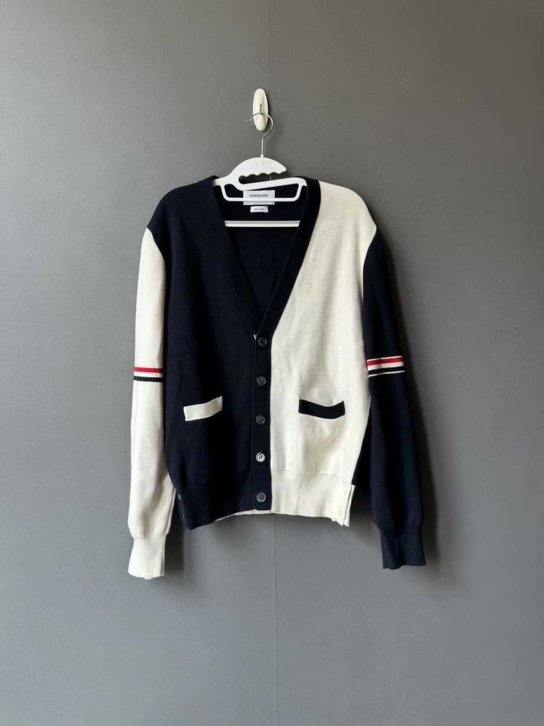 Thom Browne Thom Browne Colorful cardigan Size US XL / EU 56 / 4 - 1 Thumbnail
