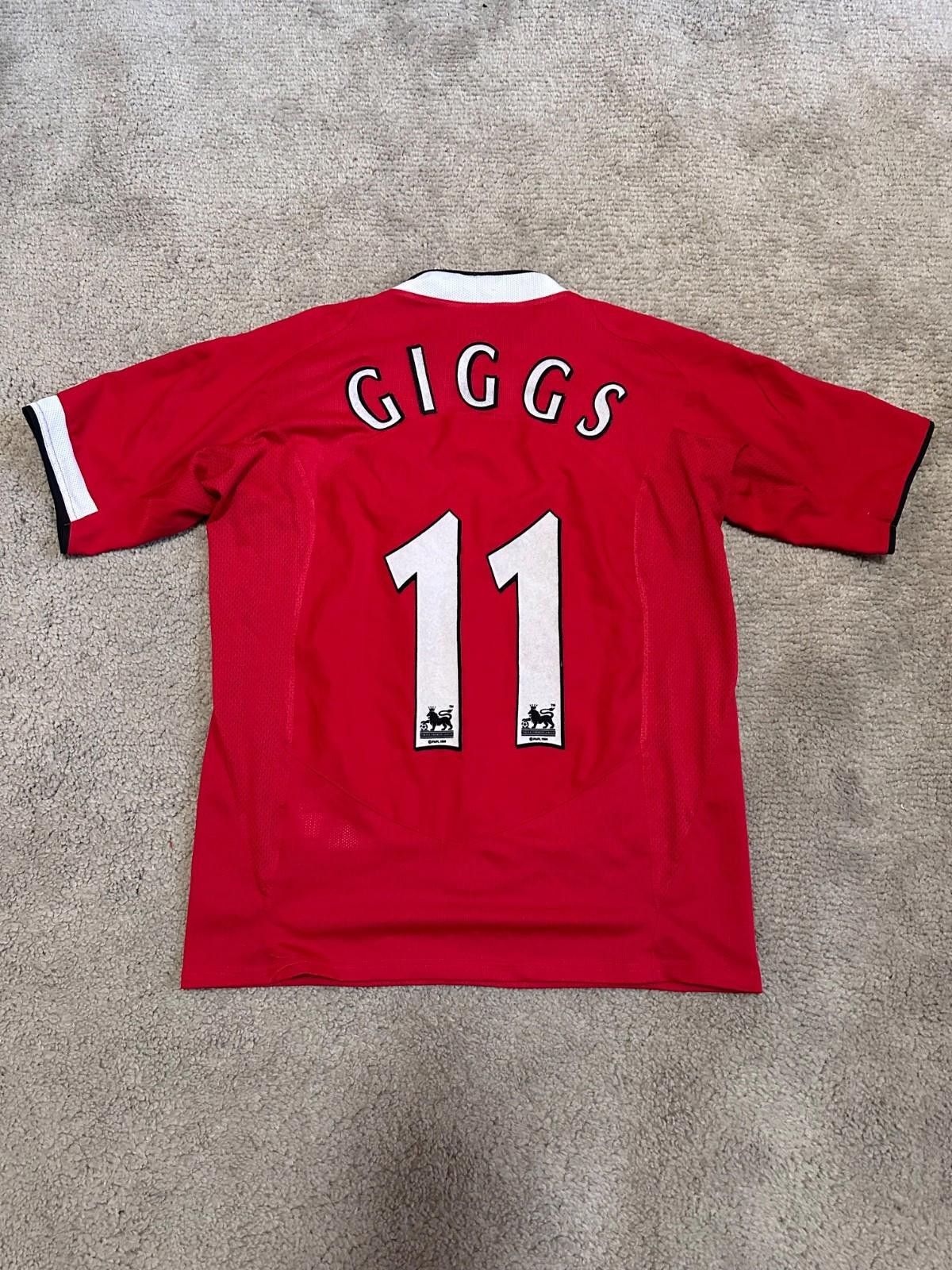 Nike #11 GIGGS Manchester United 2004/06 Football Soccer Jersey Size US M / EU 48-50 / 2 - 7 Thumbnail