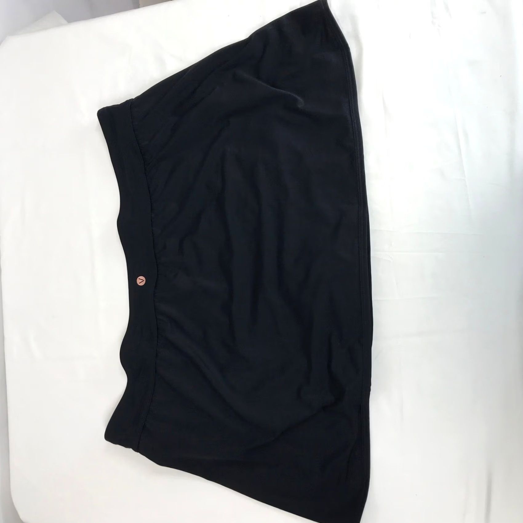 Vintage LIVI Active Black Swim Skirt with Built-In Brief Plus Size 26 Solid Activewear Size 26" / US 2 / IT 38 - 6 Thumbnail