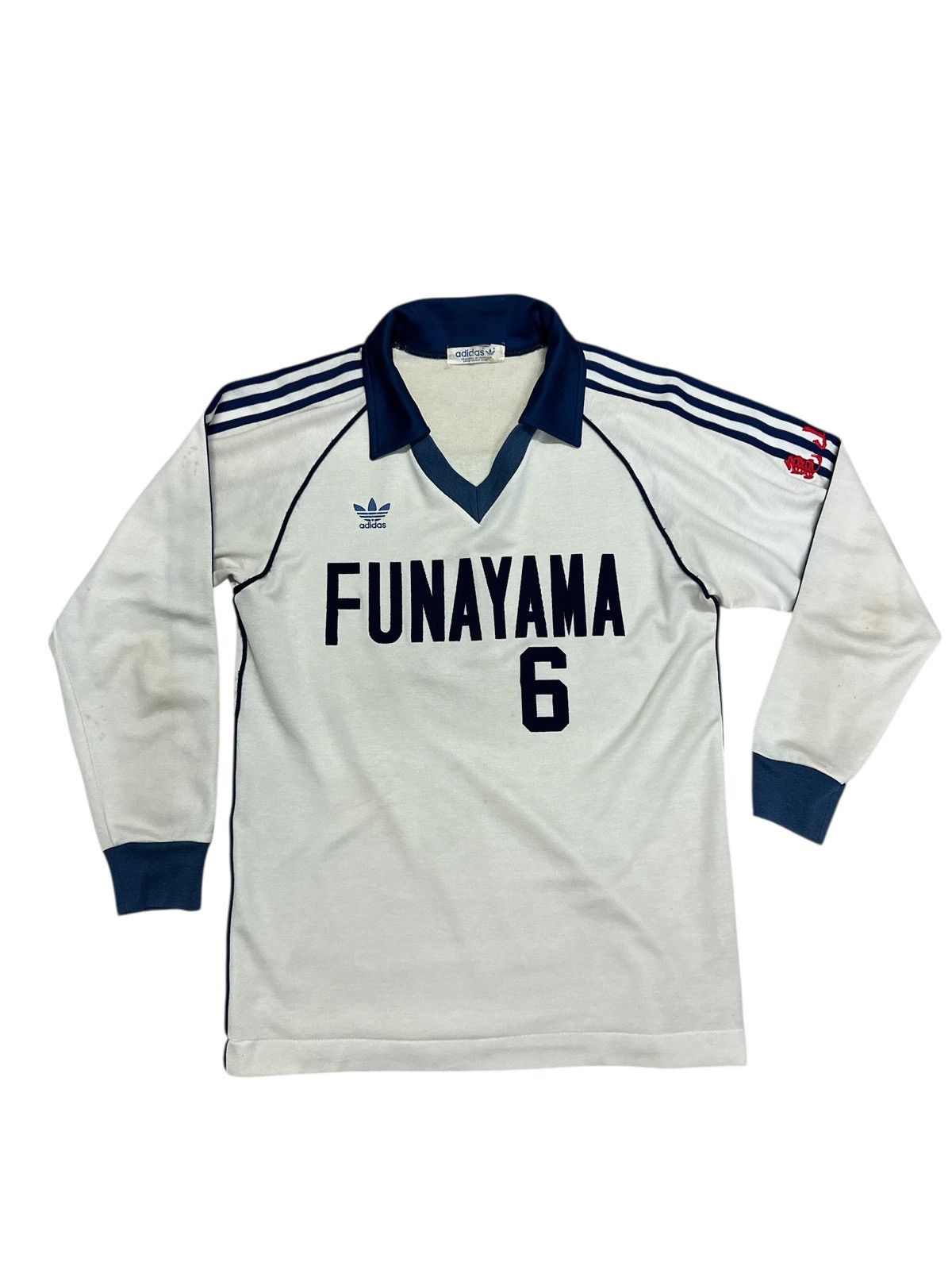 Japanese Brand Vintage Long Sleeve Adidas Jersey 💥⭐️ Size US M / EU 48-50 / 2 - 1 Thumbnail