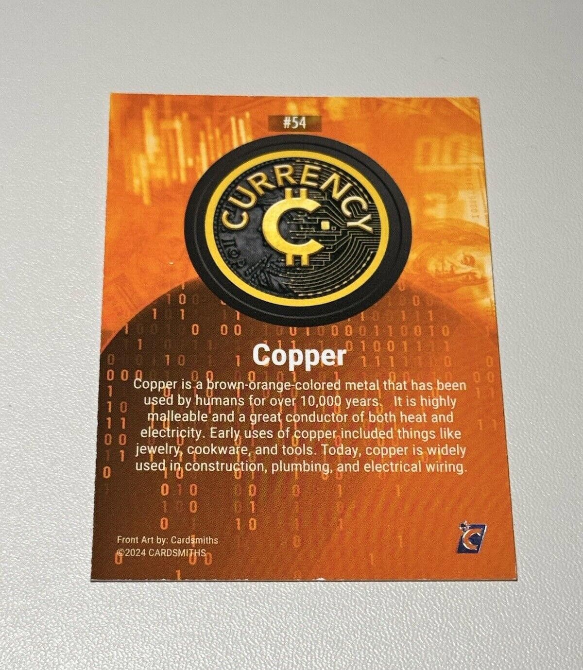 Other Copper Precious Metal #54 Cardsmiths Currency Series 3 Base Size ONE SIZE - 2 Thumbnail