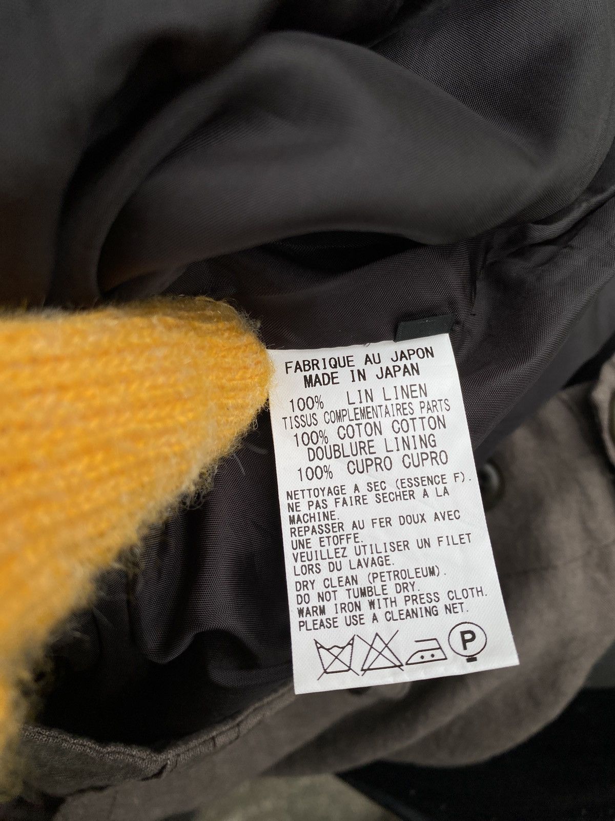Yohji Yamamoto 1990s - Vintage Y’s Yohji Yamamoto Linen Cropped Pant Size US 30 / EU 46 - 13 Thumbnail