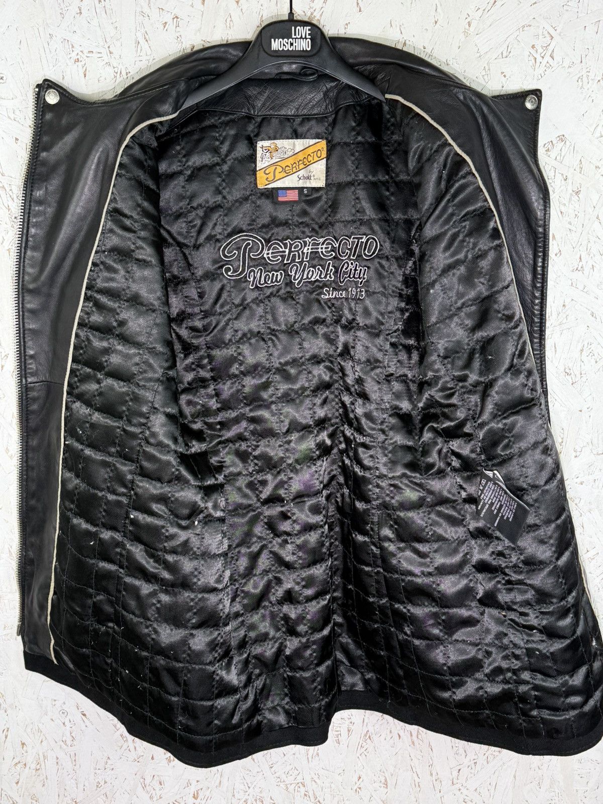 Schott 80s Vintage Schott Perfecto Leather Biker Coat Jacket S Size S / US 4 / IT 40 - 10 Thumbnail