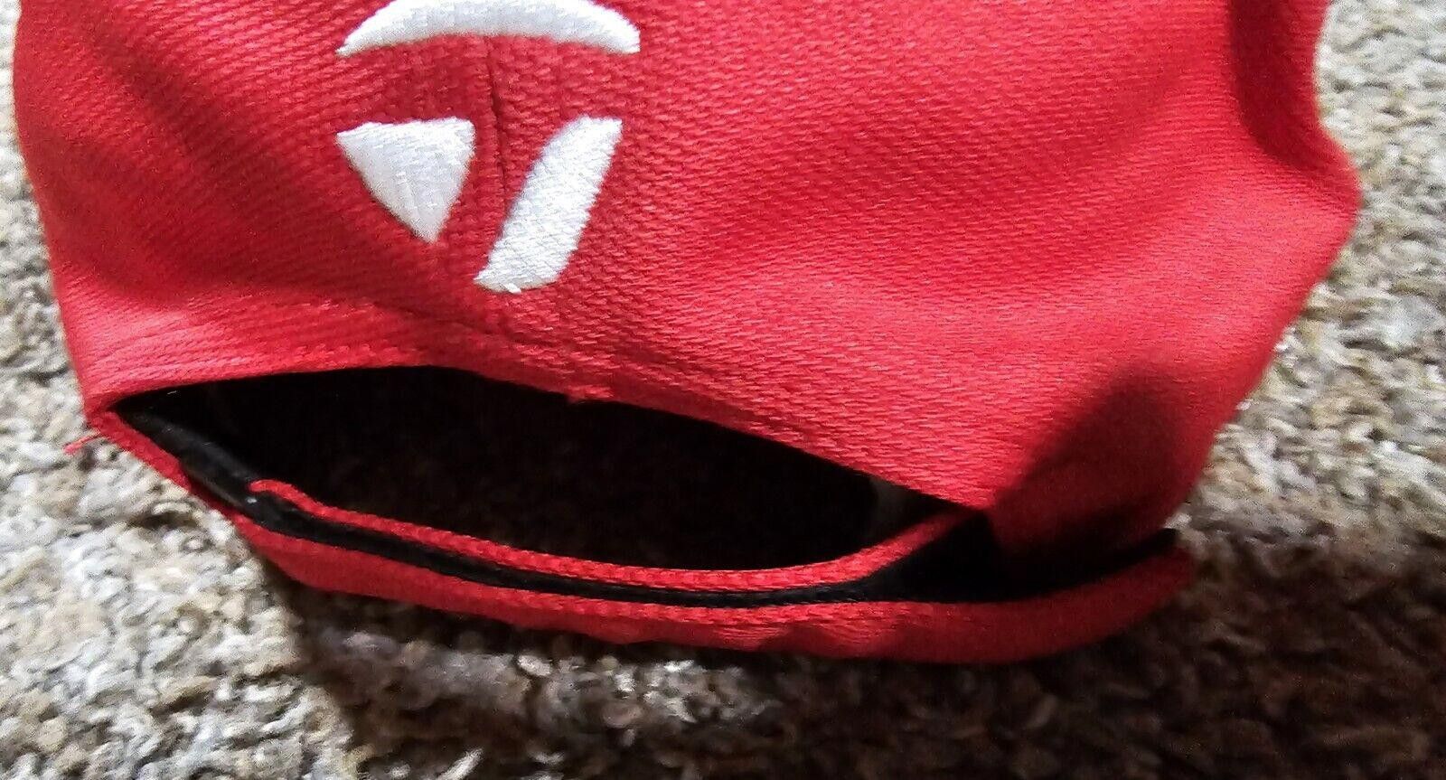 TaylorMade Taylormade RSI Cap Mens Red Black Logo Golf Hat Adjustable Size ONE SIZE - 8 Thumbnail