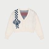 Cherry LA Cream Cardigan Sweater Size L / US 10 / IT 46 - 5 Thumbnail