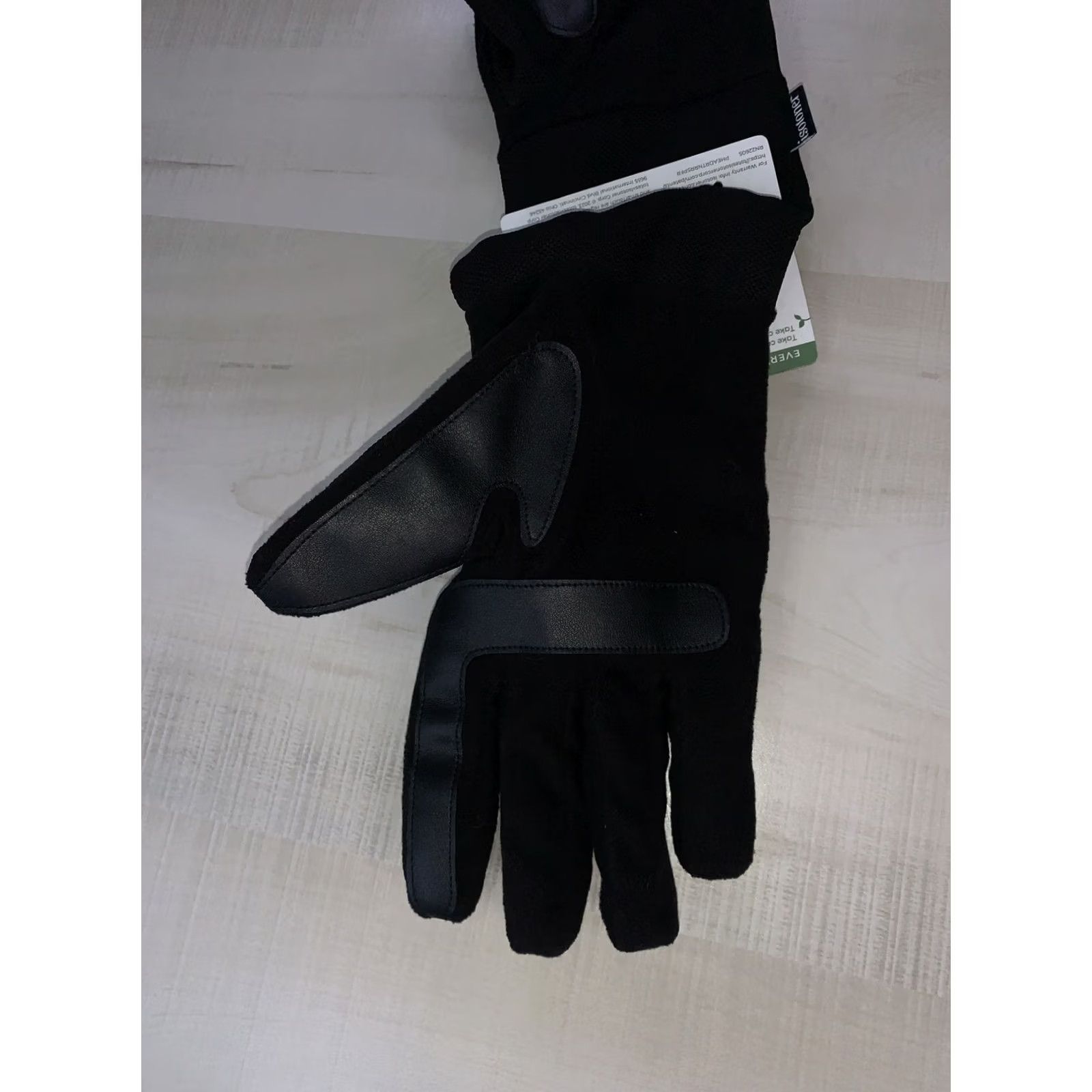 Vintage isotoner Gloves M EN XL Black Winter NWT-12293 Size ONE SIZE - 6 Thumbnail