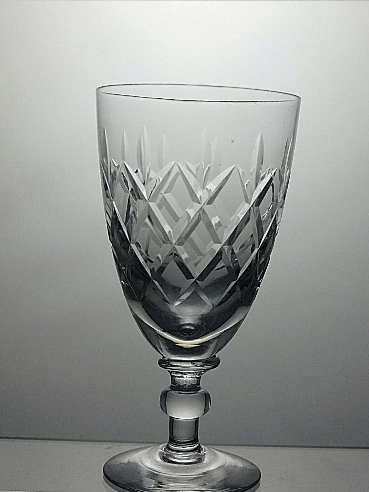 The Unbranded Brand Lead Crystal Cut Glass Wine Single Piece 5 1/8" Size ONE SIZE - 1 Thumbnail