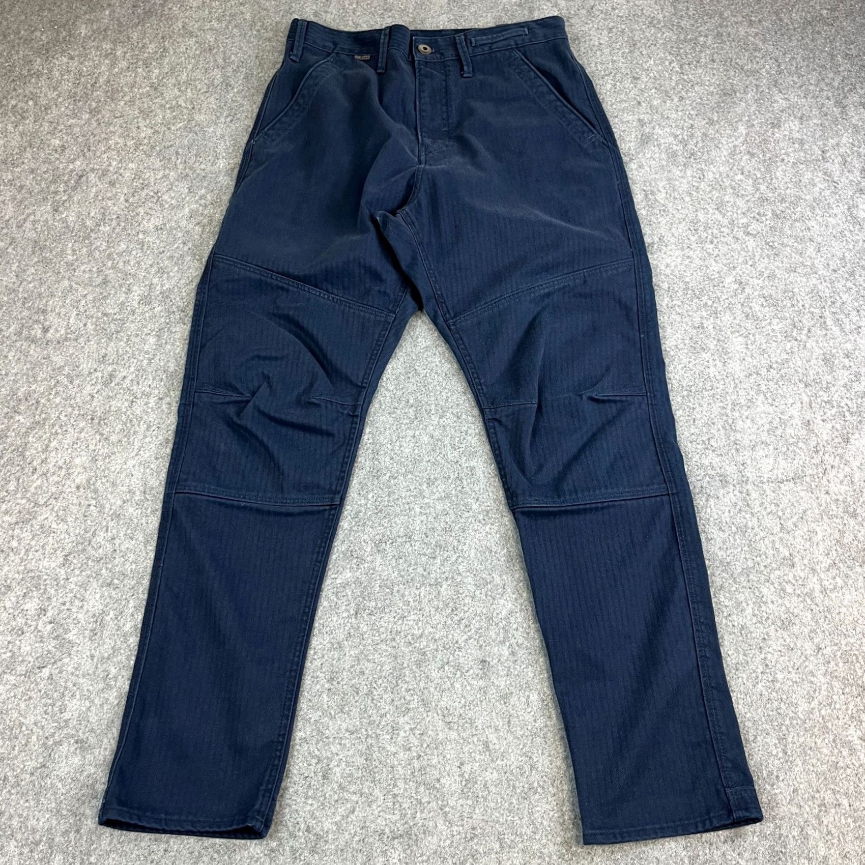 G-Star G-Star Jeans Fatigue Pant 30 30 Dark Blue Tapered 5-Pocket Denim Regular Mens Fatigue Pant Size US 30 / EU 46 - 2 Thumbnail