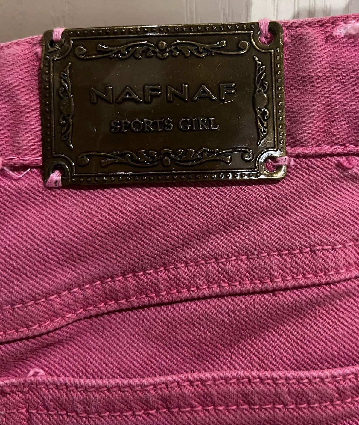 Dolce & Gabbana × Japanese Brand × Seditionaries NAF NAF Y2K hot pink pants 💖🎀 Size 26" / US 2 / IT 38 - 4 Thumbnail