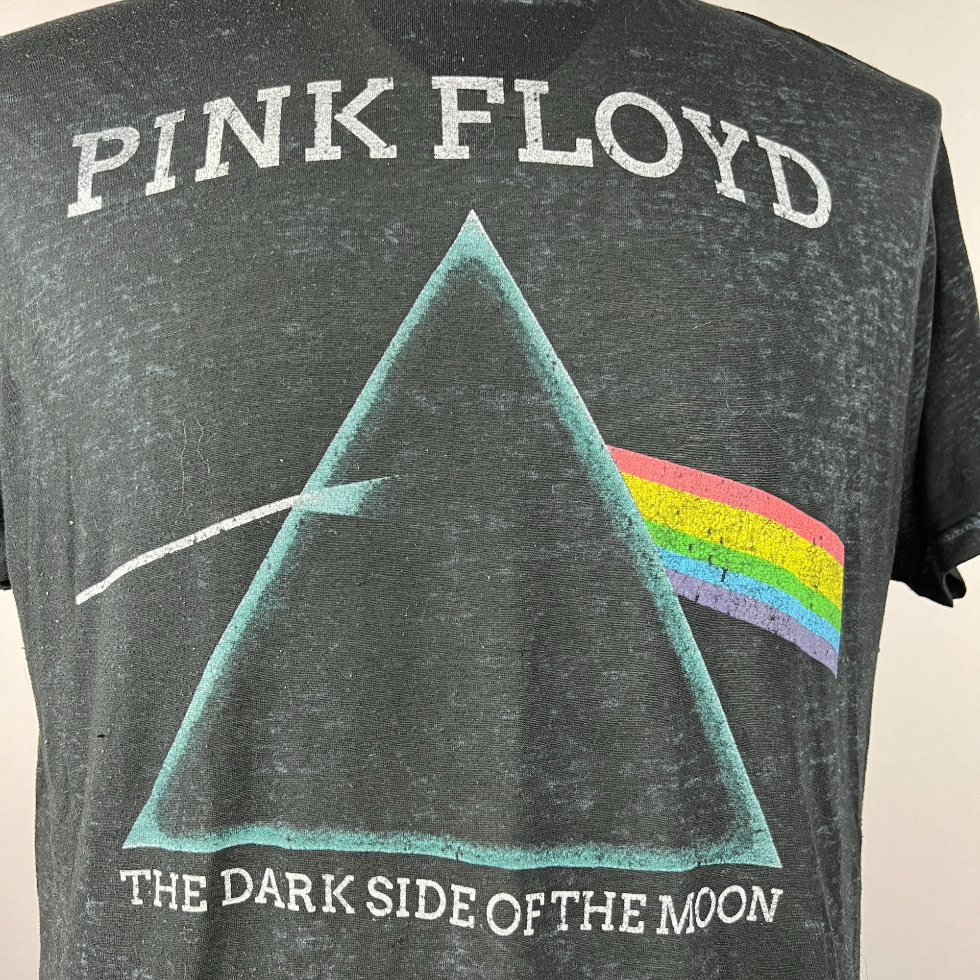 Band Tees Pink Floyd Dark Side Of The Moon Lightweight Burnout Materia Size US XL / EU 56 / 4 - 2 Thumbnail