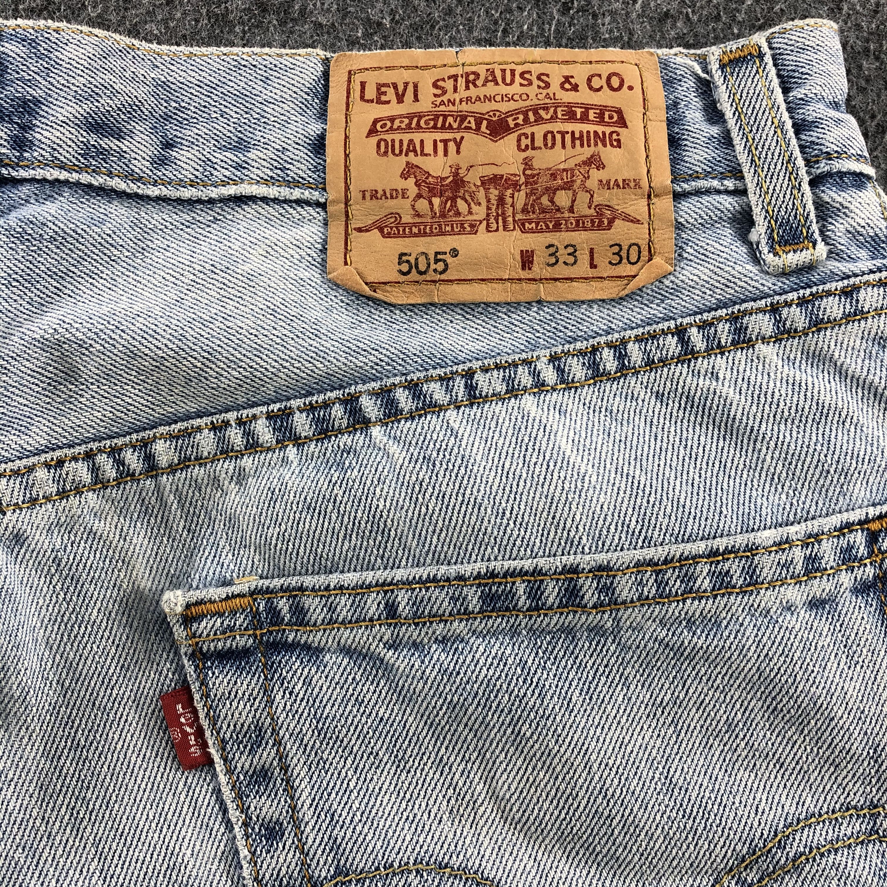 Levi's Light Wash Vintage Levis 505 Jeans-J1121 Size US 32 / EU 48 - 5 Thumbnail
