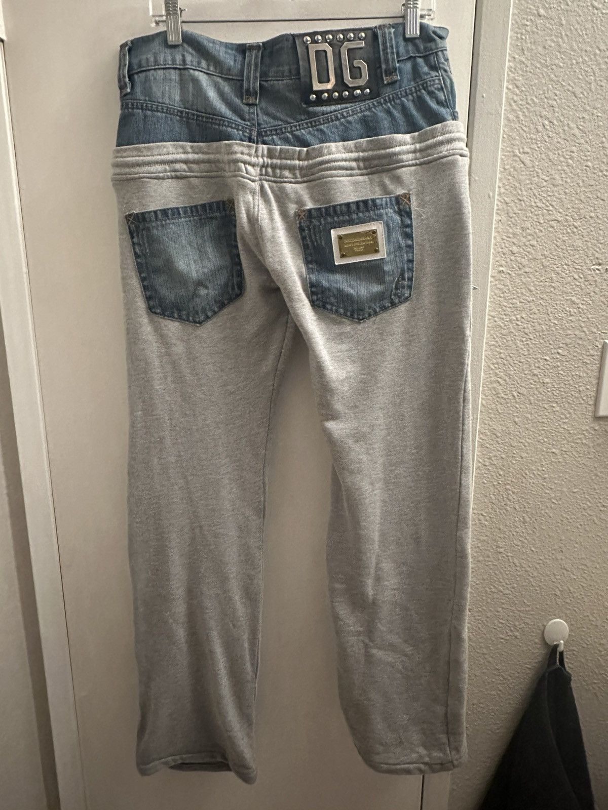 Dolce & Gabbana Hybrid Sweatpants Denim Jeans | Grailed