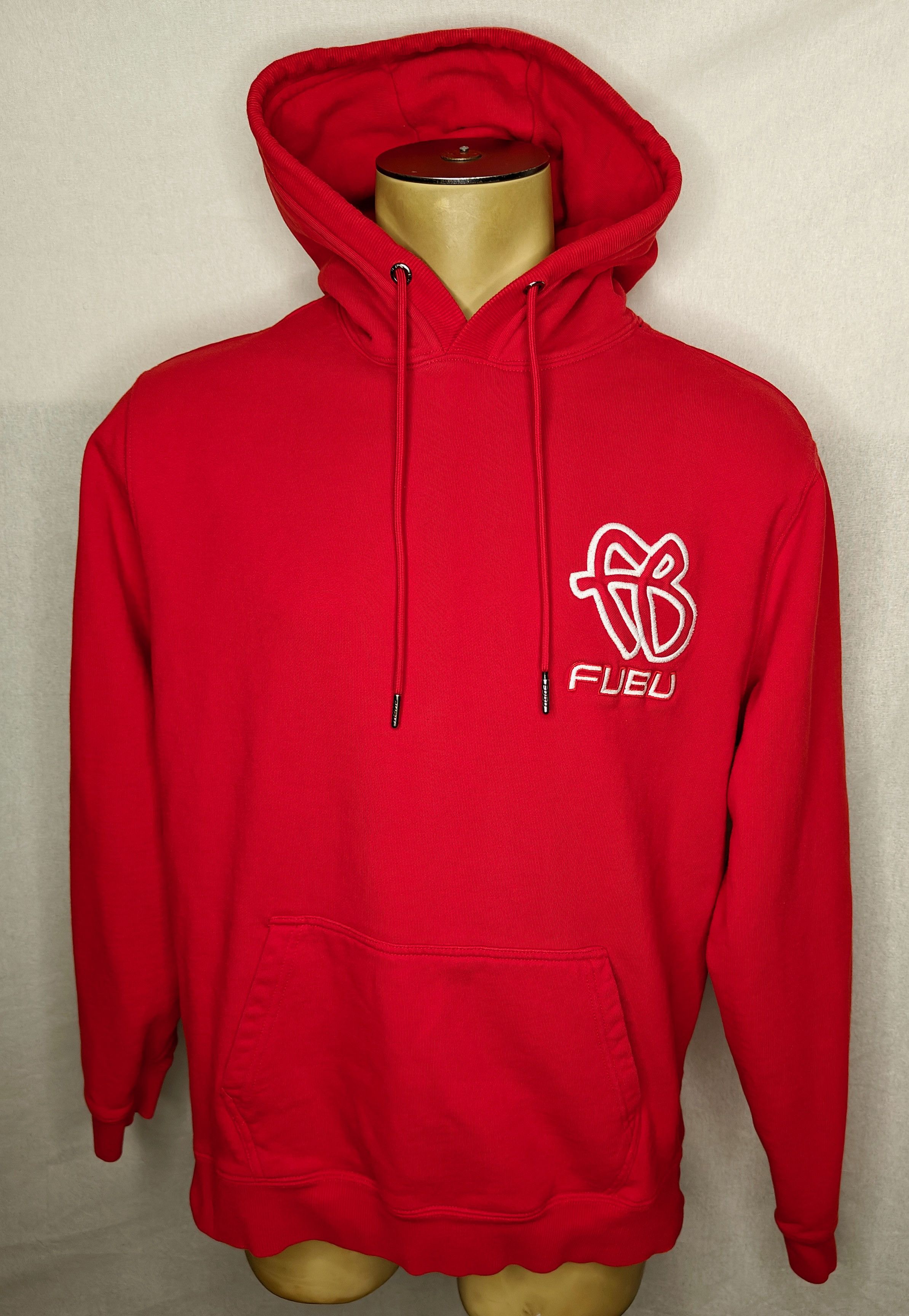 Fubu Vtg Y2K FUBU red hip-hop pullover hoodie sweatshirt Size US M / EU 48-50 / 2 - 1 Thumbnail