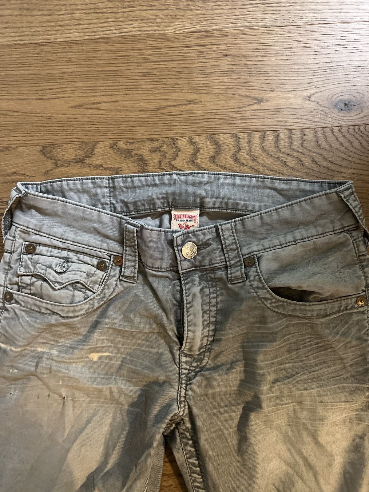 True Religion Men’s True Religion Straight Cut Jeans Size US 31 - 2 Thumbnail