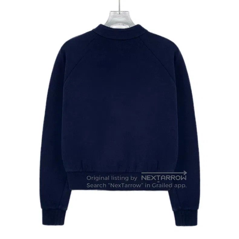 Louis Vuitton Louis Vuitton 22 navy zip logo print cotton crew neck long Size US S / EU 44-46 / 1 - 2 Thumbnail