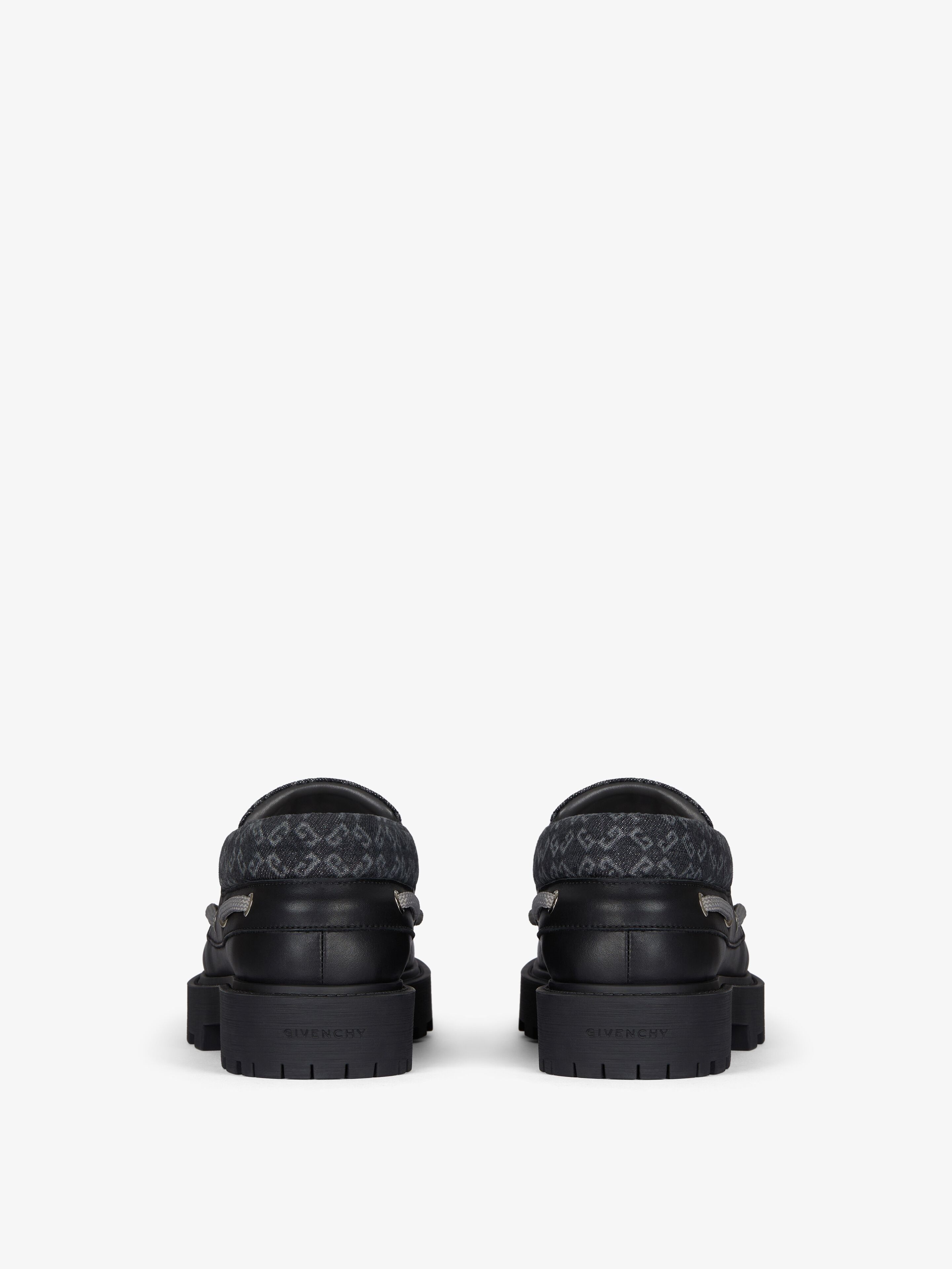 Givenchy o1lv12m1025 Storm Boat Shoes in Black Size US 12 / EU 45 - 5 Thumbnail