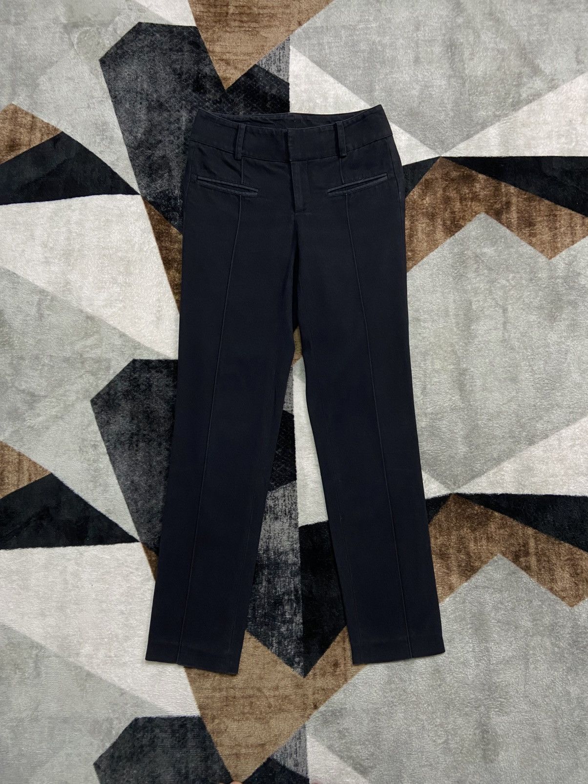Helmut Lang 2000s Helmut Lang Slim Straight Trousers Size 24" / US 00 / IT 34 - 1 Thumbnail