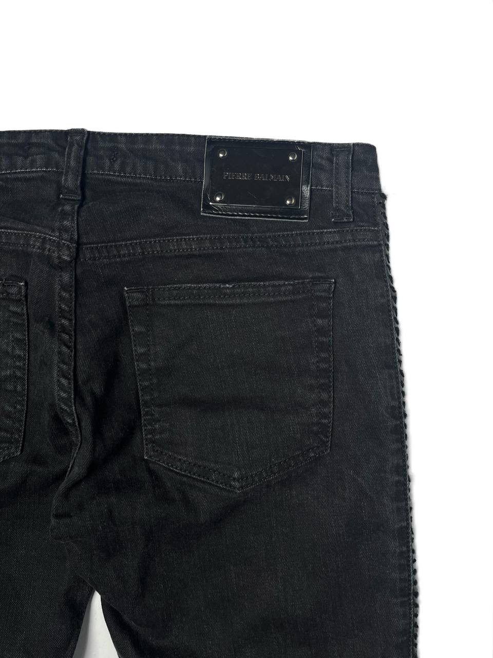 Pierre Balmain Pierre Balmain Chain Skinny Cropped Jeans Size 27" / US 4 / IT 40 - 4 Thumbnail