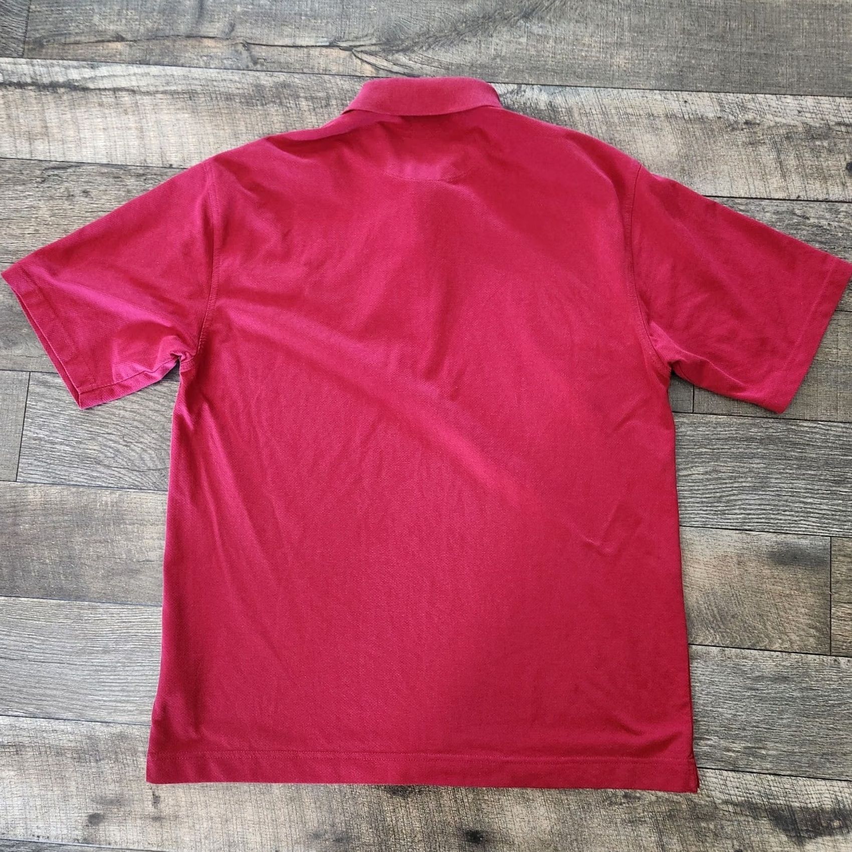 Nike VINTAGE Nike Golf Polo Mens Large Dark Red Dri-Fit Performance Y2K Size US L / EU 52-54 / 3 - 6 Thumbnail